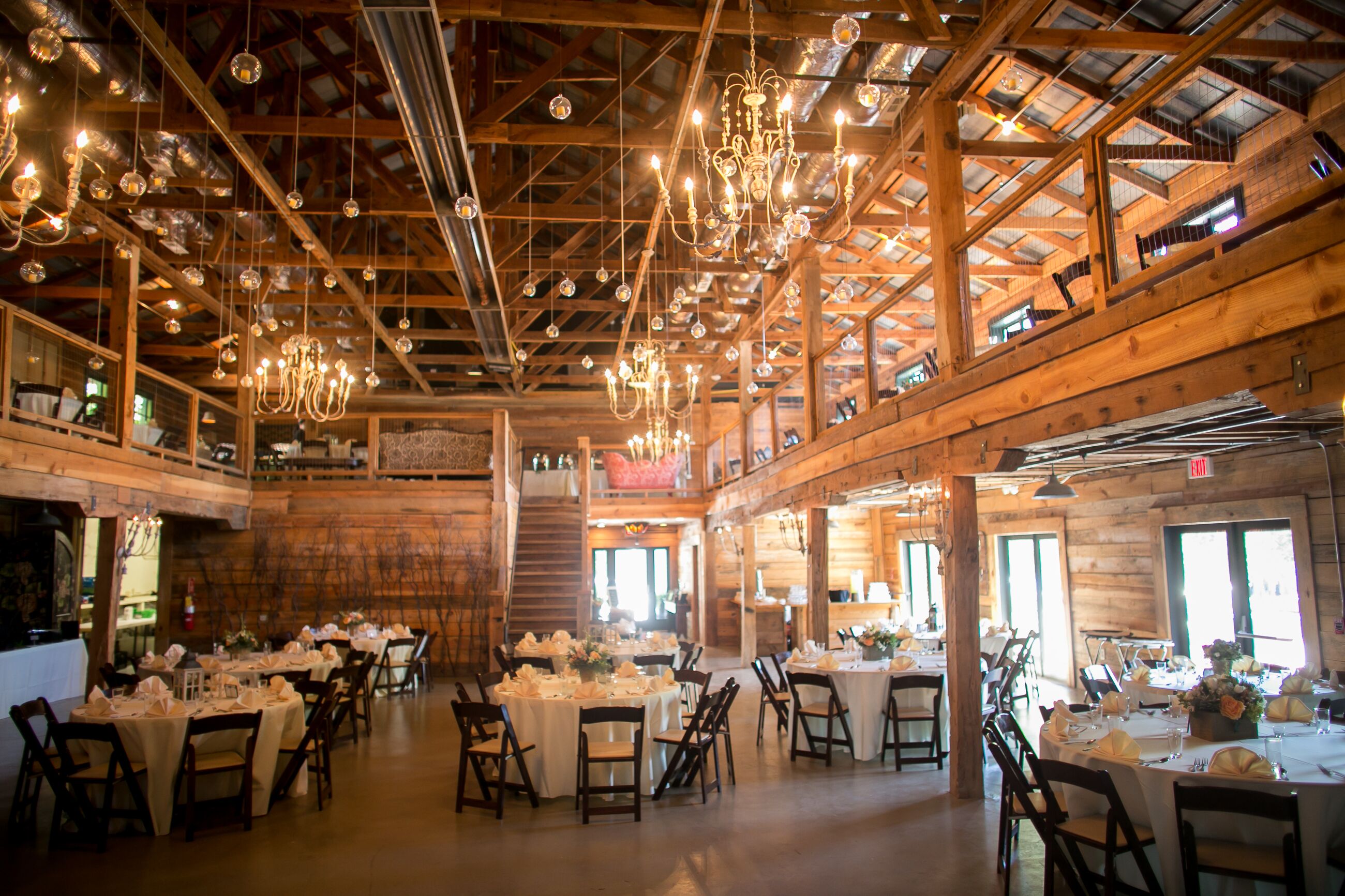 Rustic Elegant Warehouse Reception