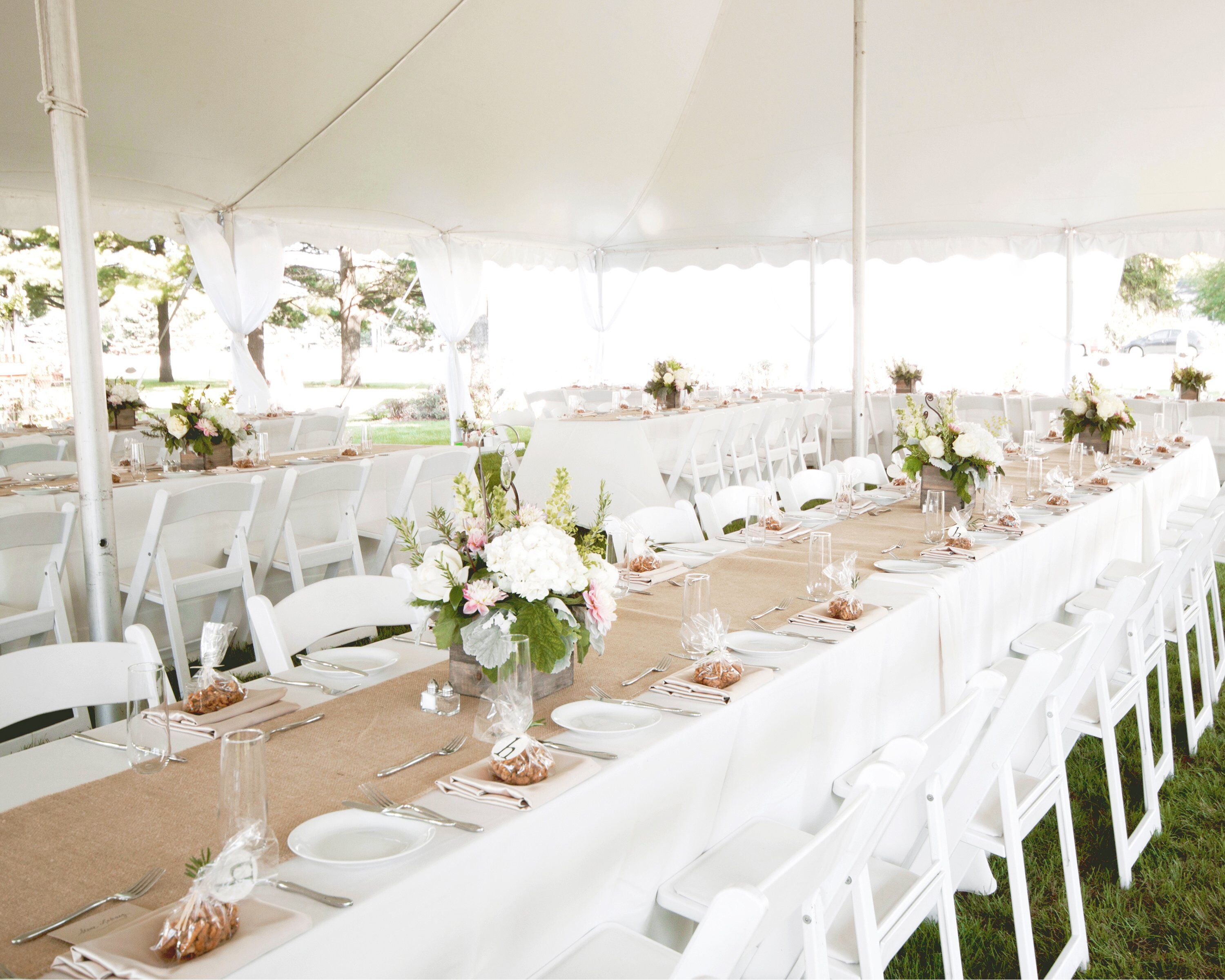 Family Style Reception Table