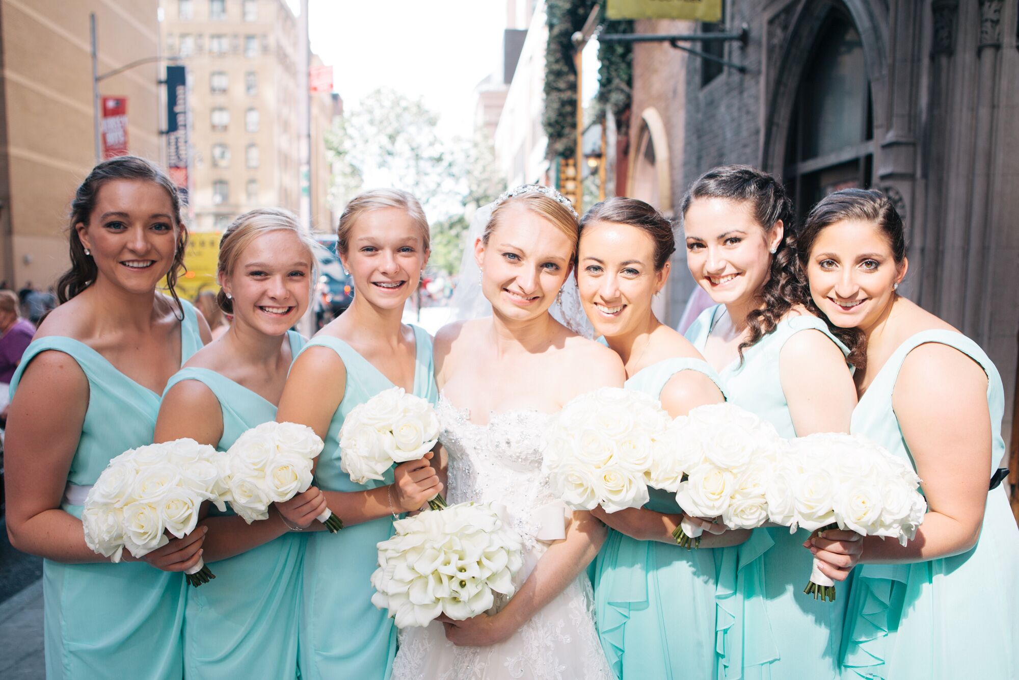 Tiffany Blue Bridesmaid Dresses Vera Wang