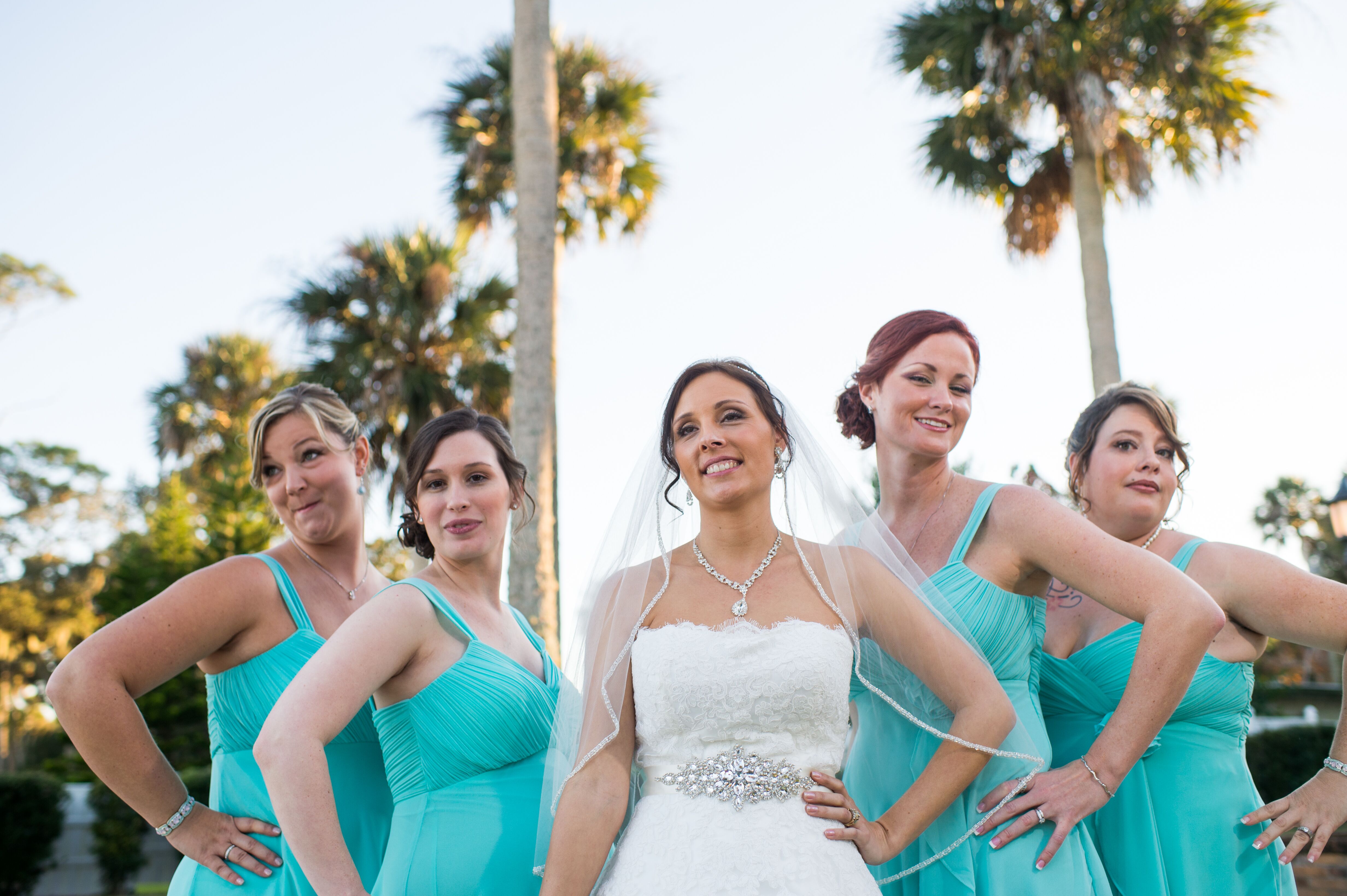 pretty bridesmaids