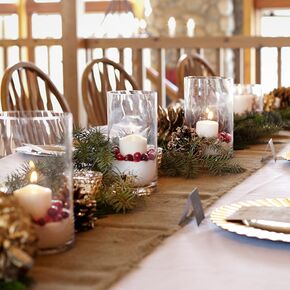 DIY Rustic, Winter-Inspired Brown Paper Menu Cards