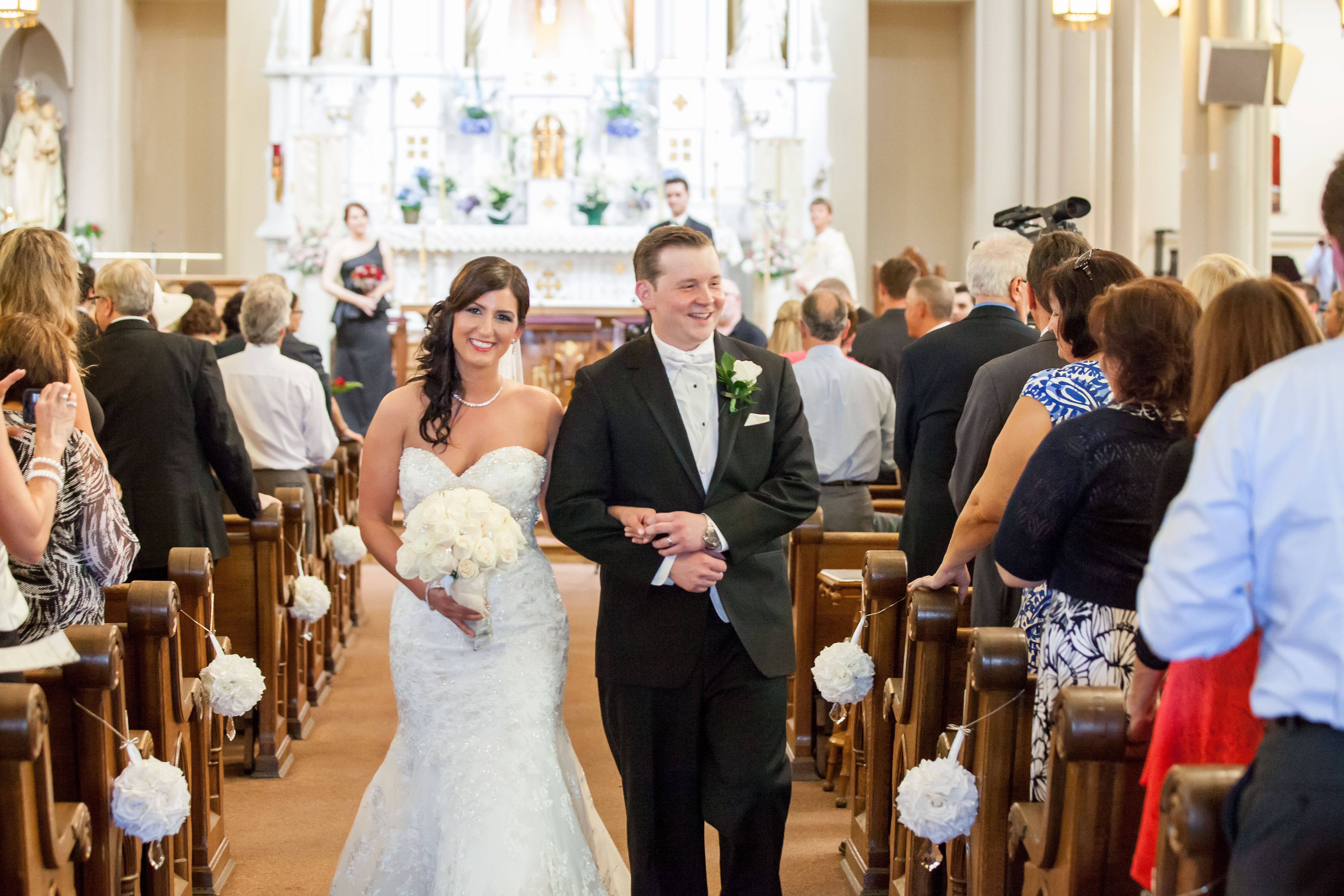 An Elegant Black, White and Red Wedding at Omni William Penn Hotel in ...