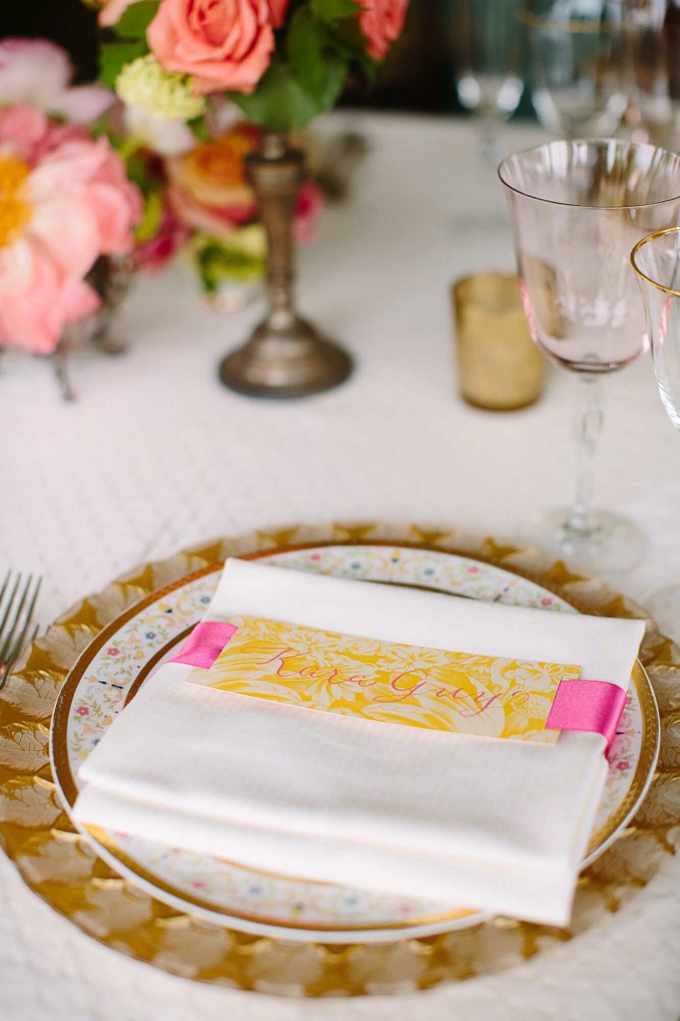 Gold-Detail Place Setting