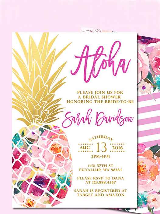 Printable Bridal Shower Invitations You Can DIY