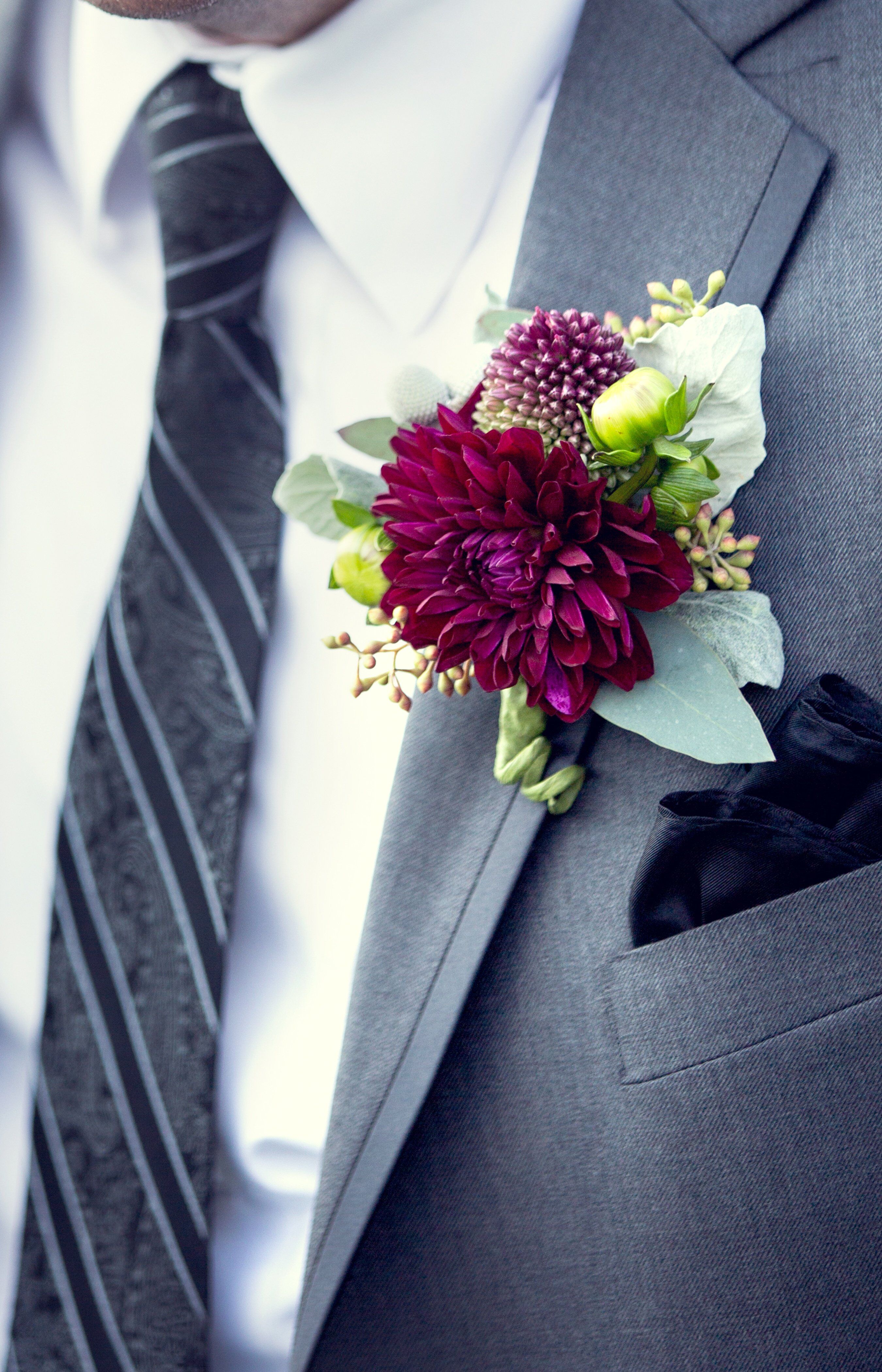 burgundy boutonniere dahlia corsage bouquet bride mother homecoming flowers theknot assorted nuts favors bouquets fall flower bridal silver blush
