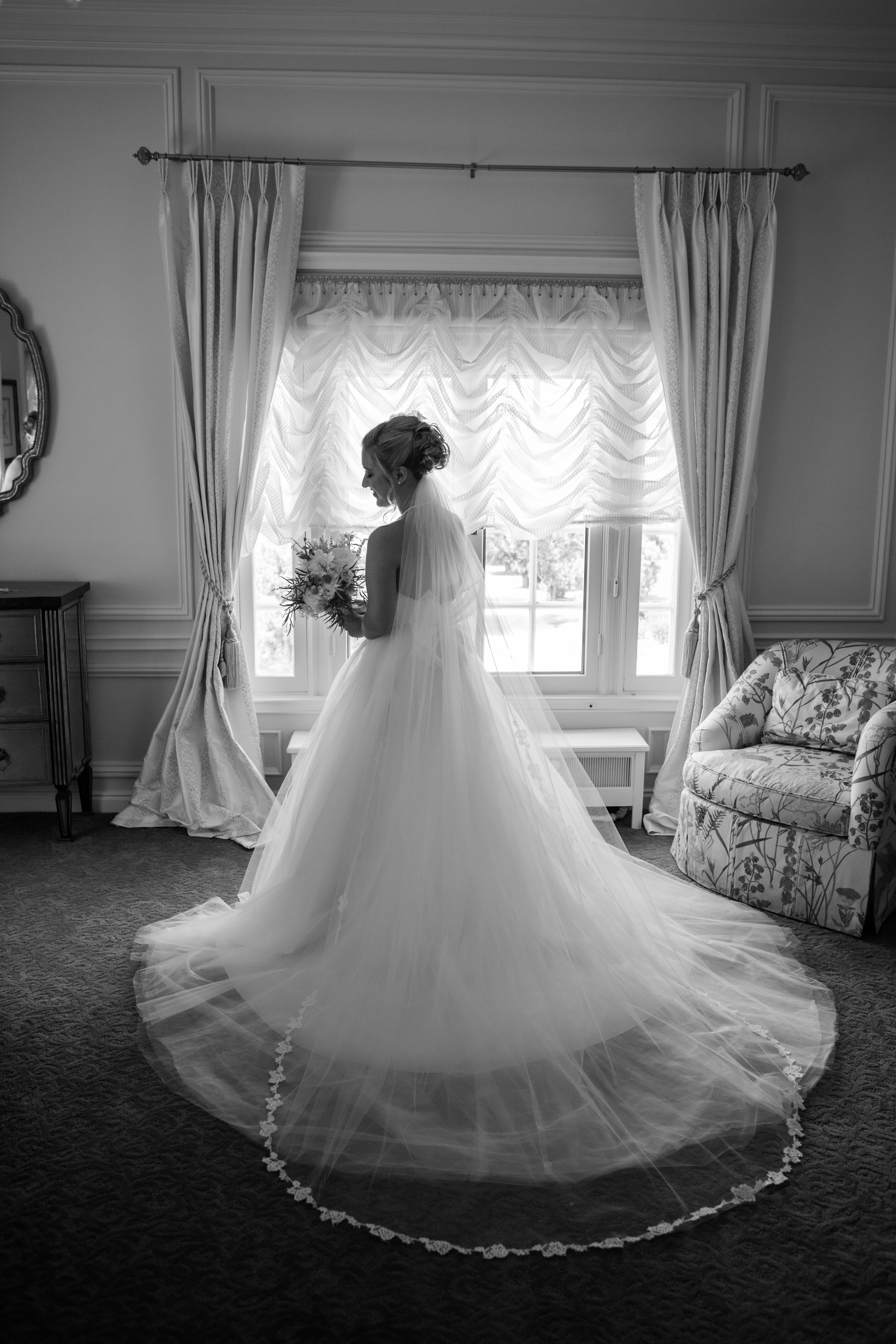 Tara Keely Strapless Tulle Ball Gown