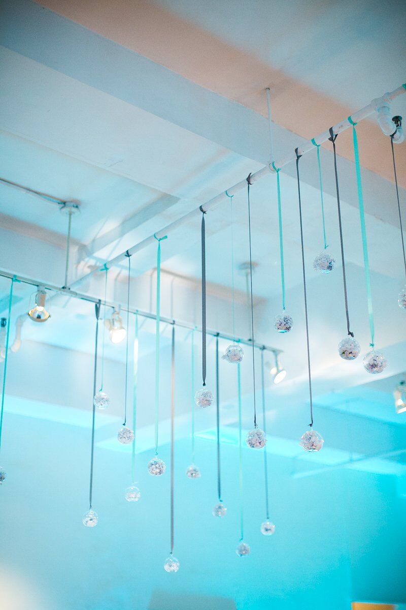 Hanging Reception Decor