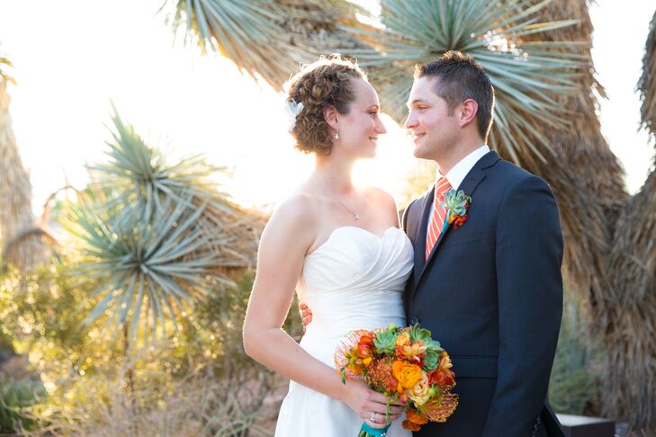 A Modern Southwest Wedding at the Desert Botanical Garden in ...