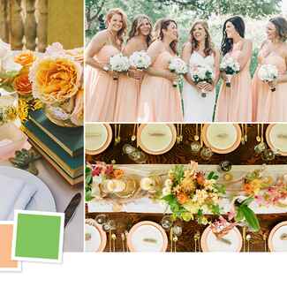 Modern Wedding Color Palettes We Love - Modern Wedding Colors - TheKnot.com