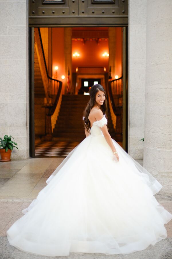 Puffy skirt under outlet wedding dress