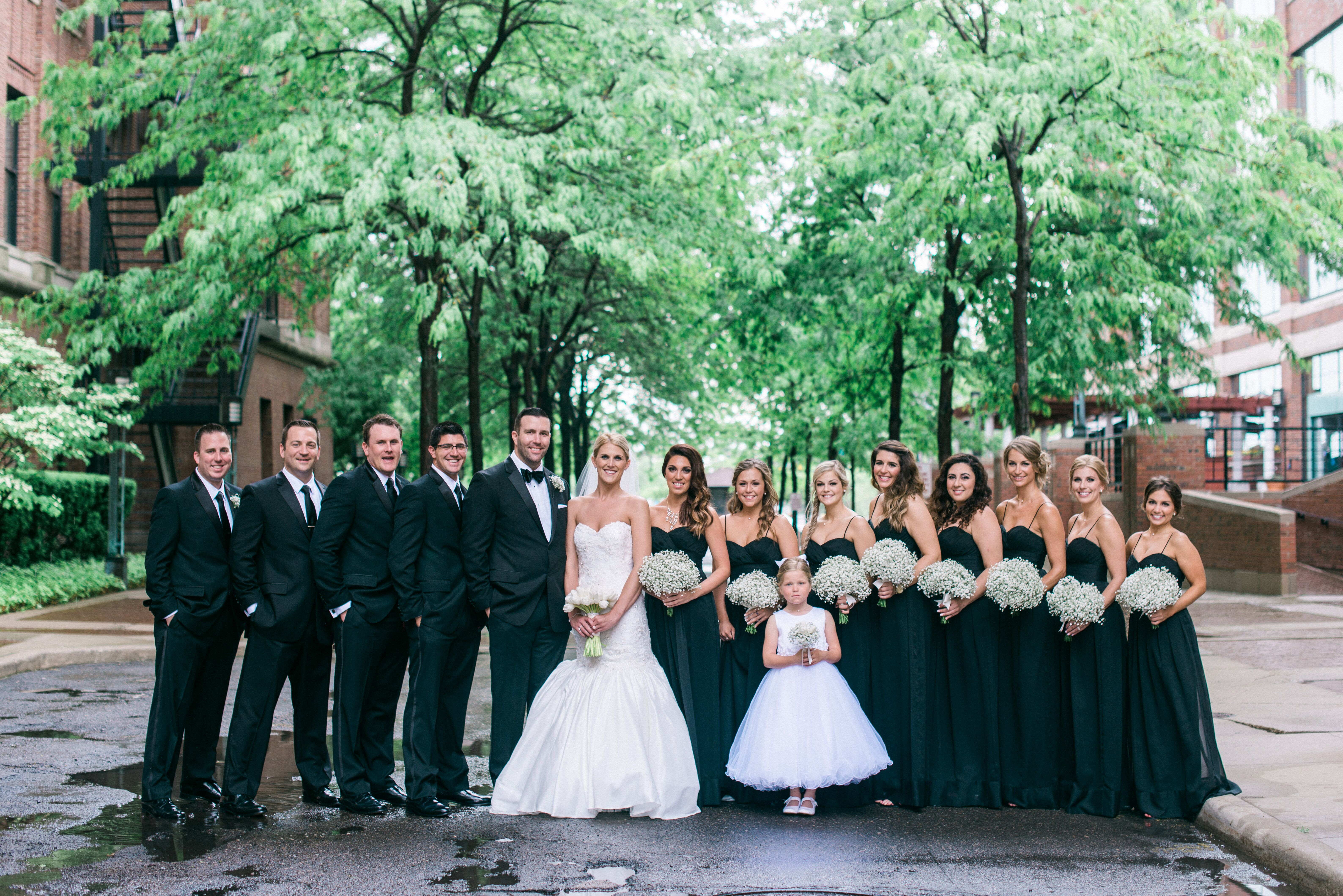 Classic Black Tie Groomsmen Attire