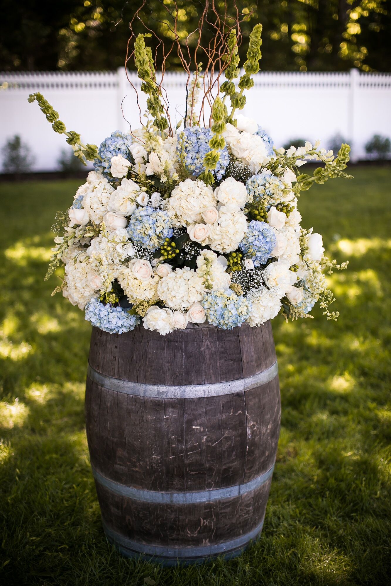 A Barrel Full of Flowers