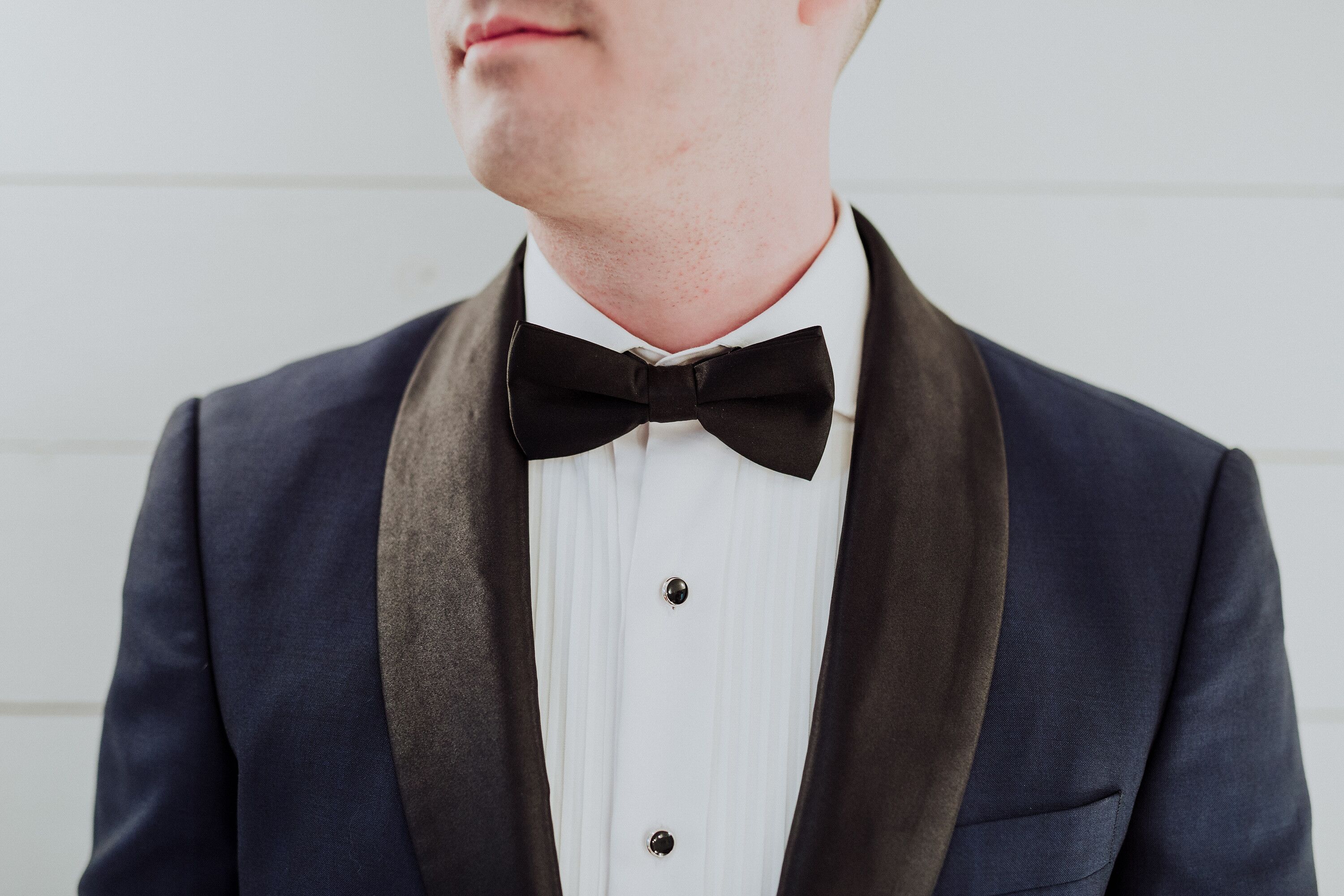Elegant Navy Bow Tie Black Tux: Timeless Style for Special Occasions