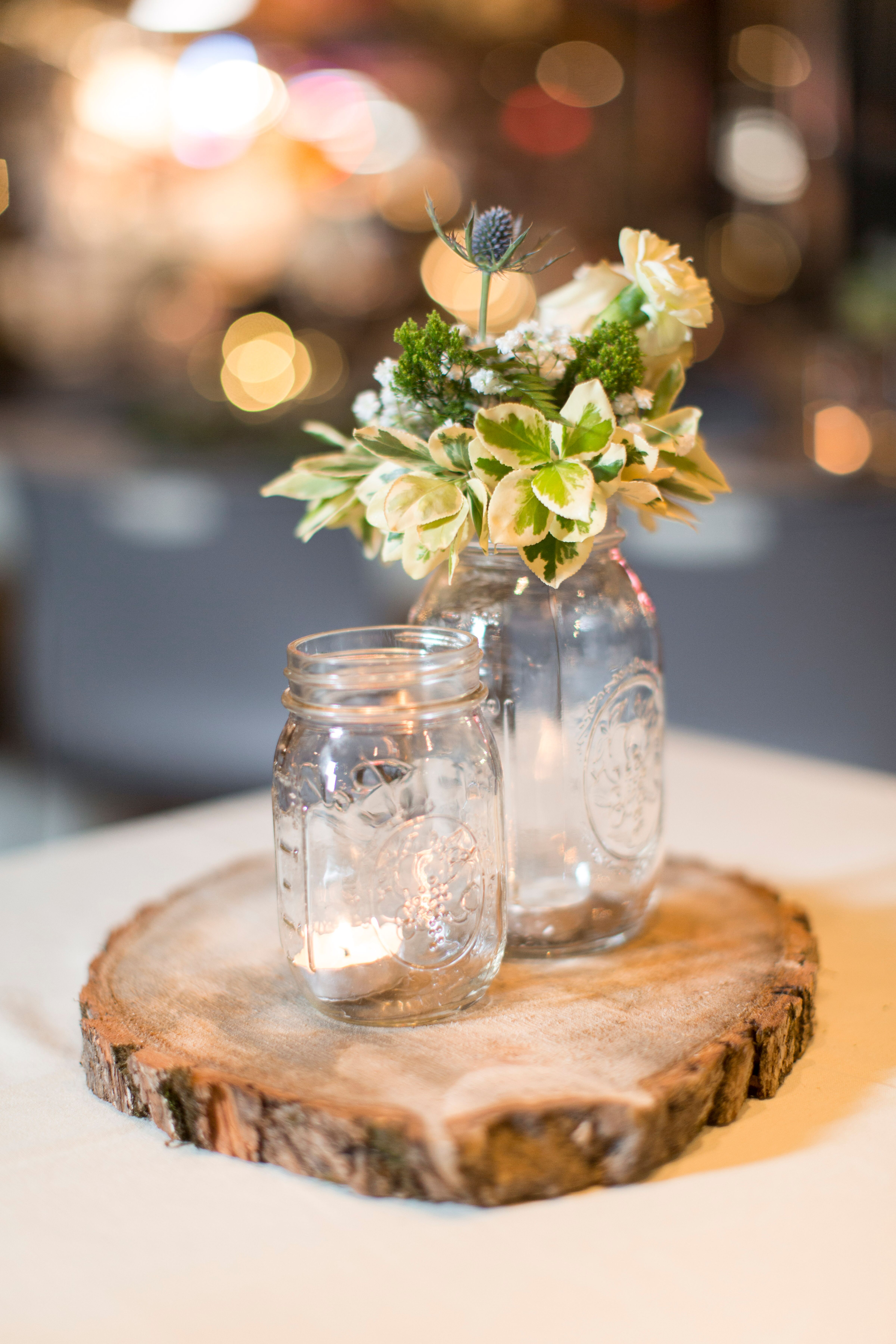 mason jar centerpieces