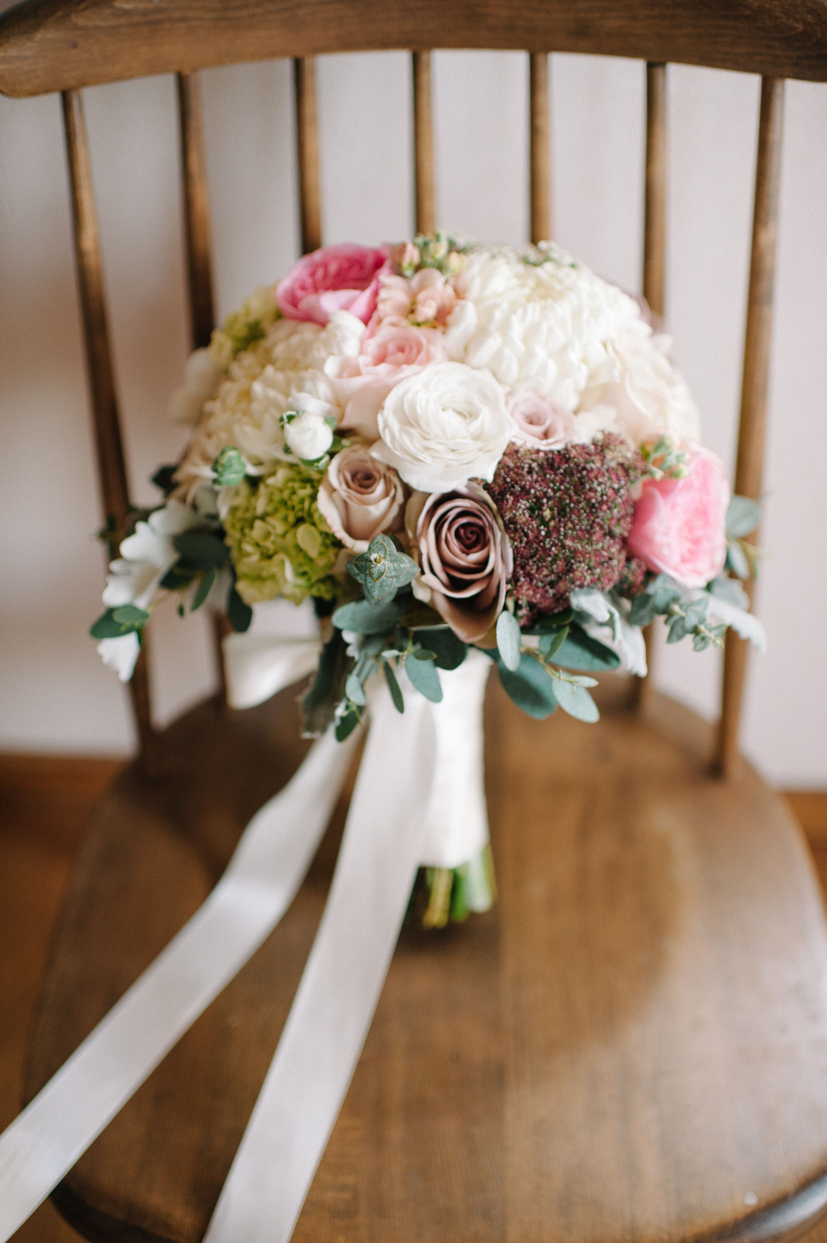 Pink, White and Brown Bouquet