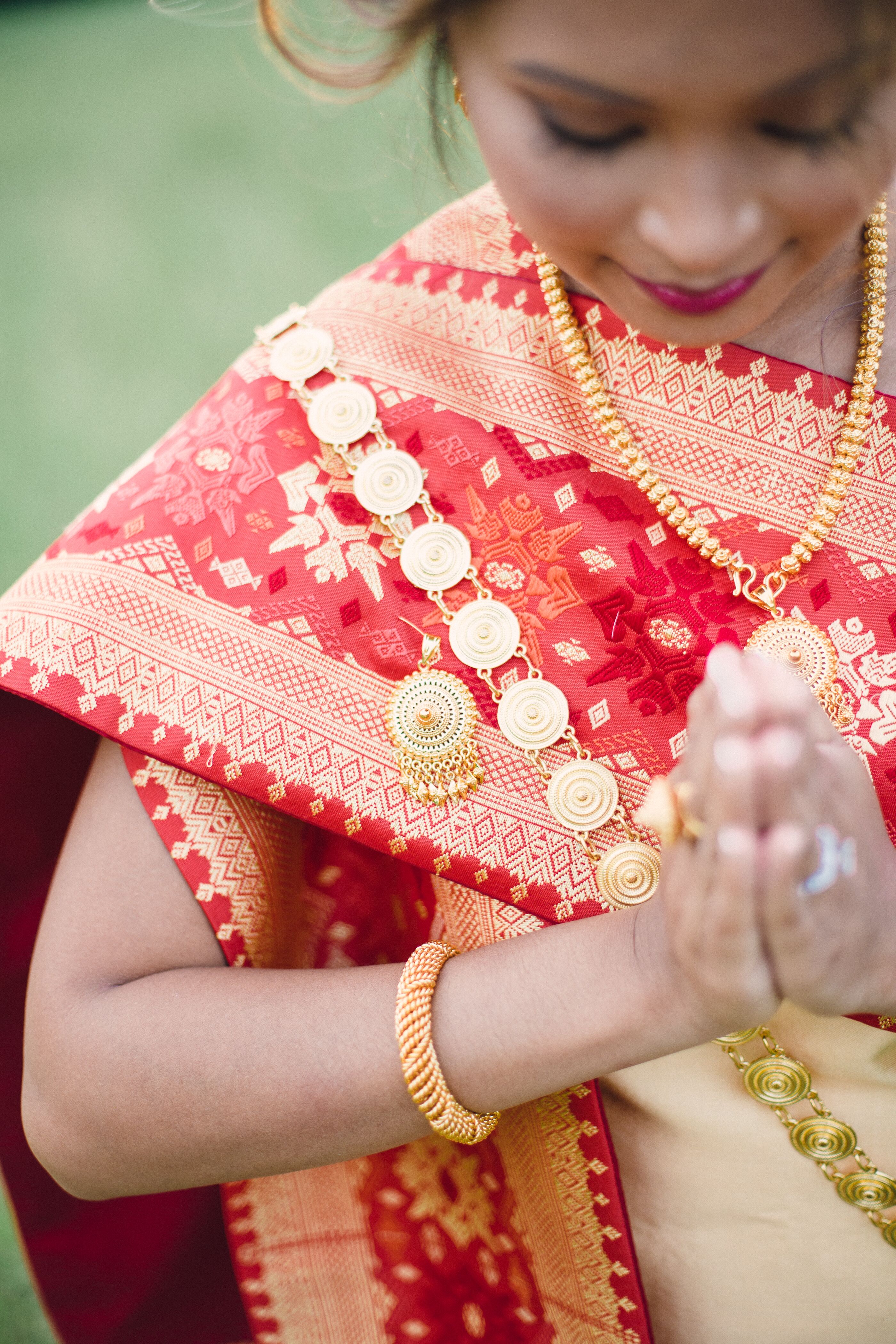 Lao Silk Wedding Dress