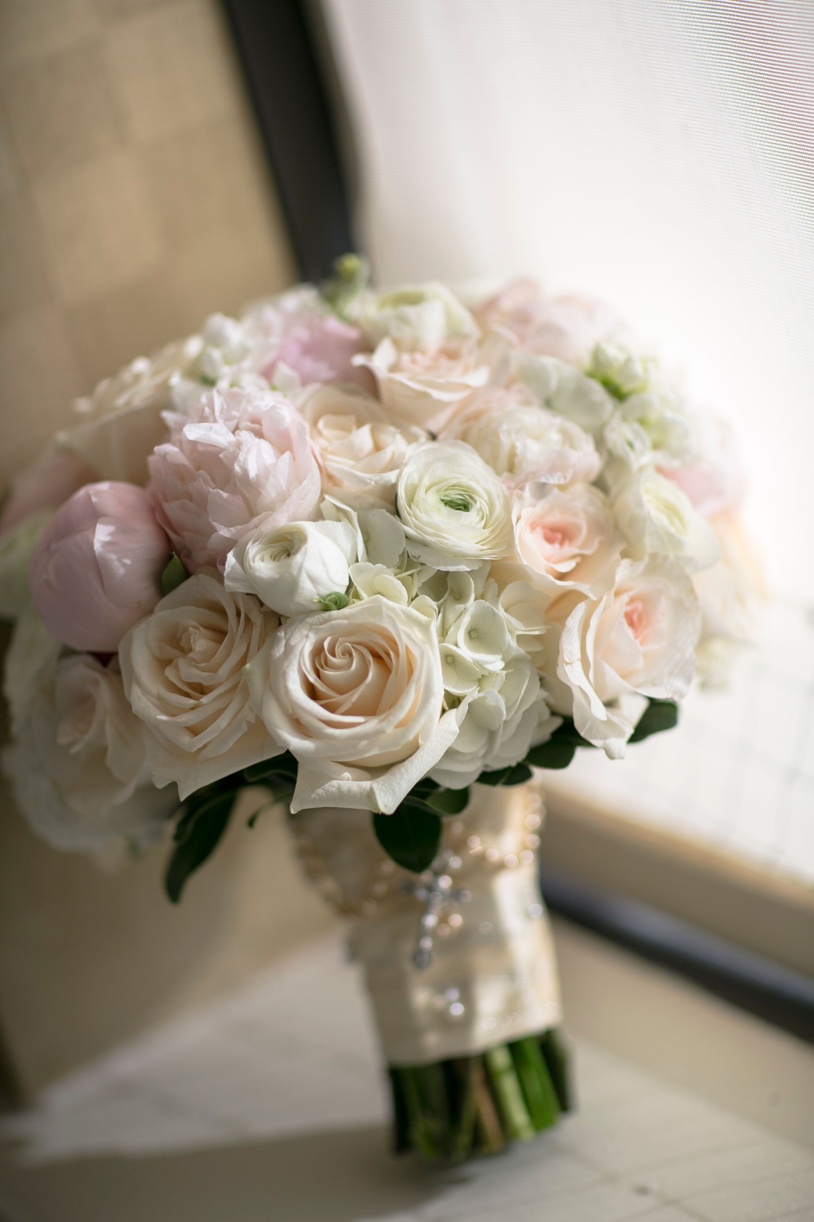 Pastel Rose and Ranunculus Bouquet