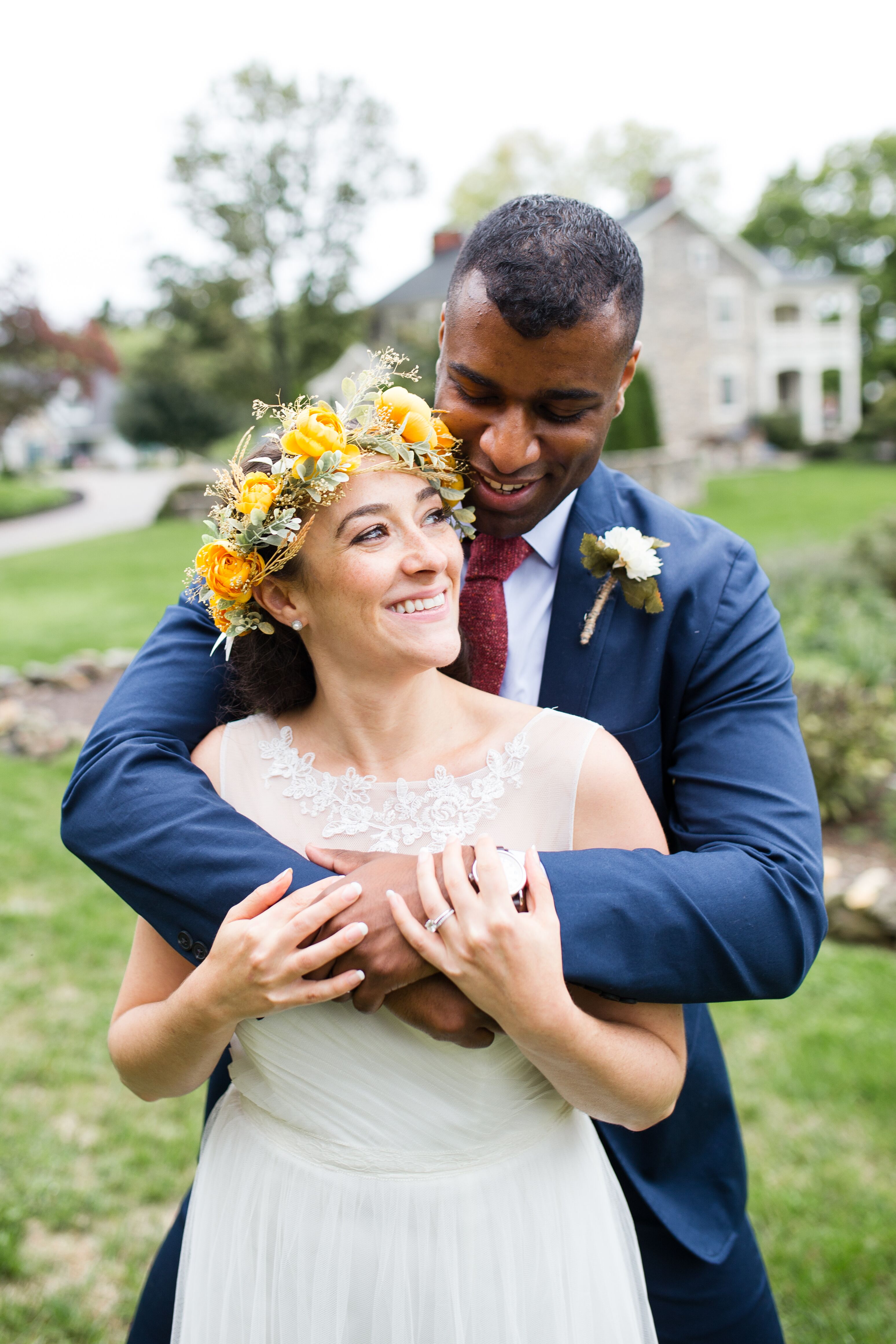 Yellow flower hot sale crown