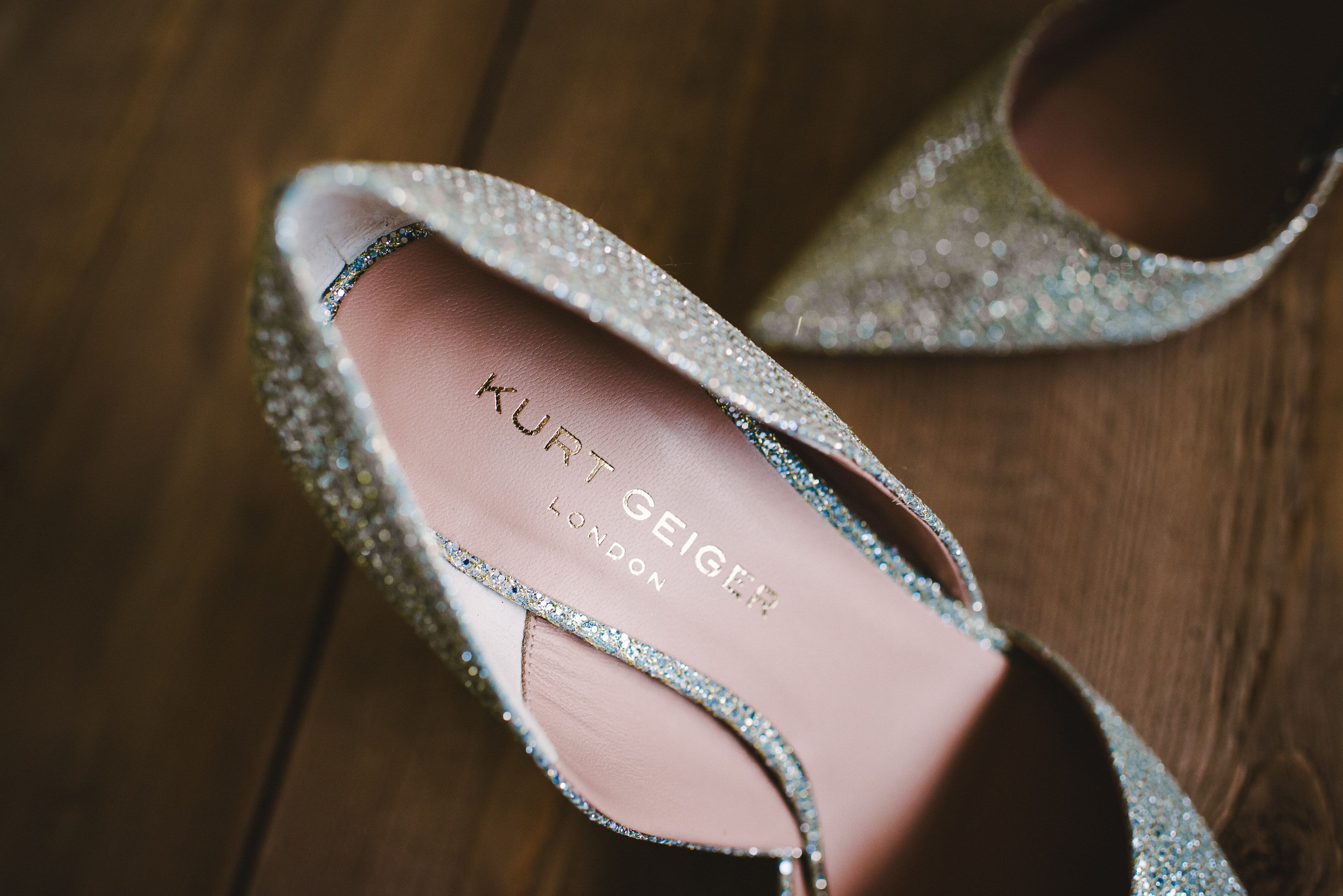 Silver Kurt Geiger Wedding Pumps