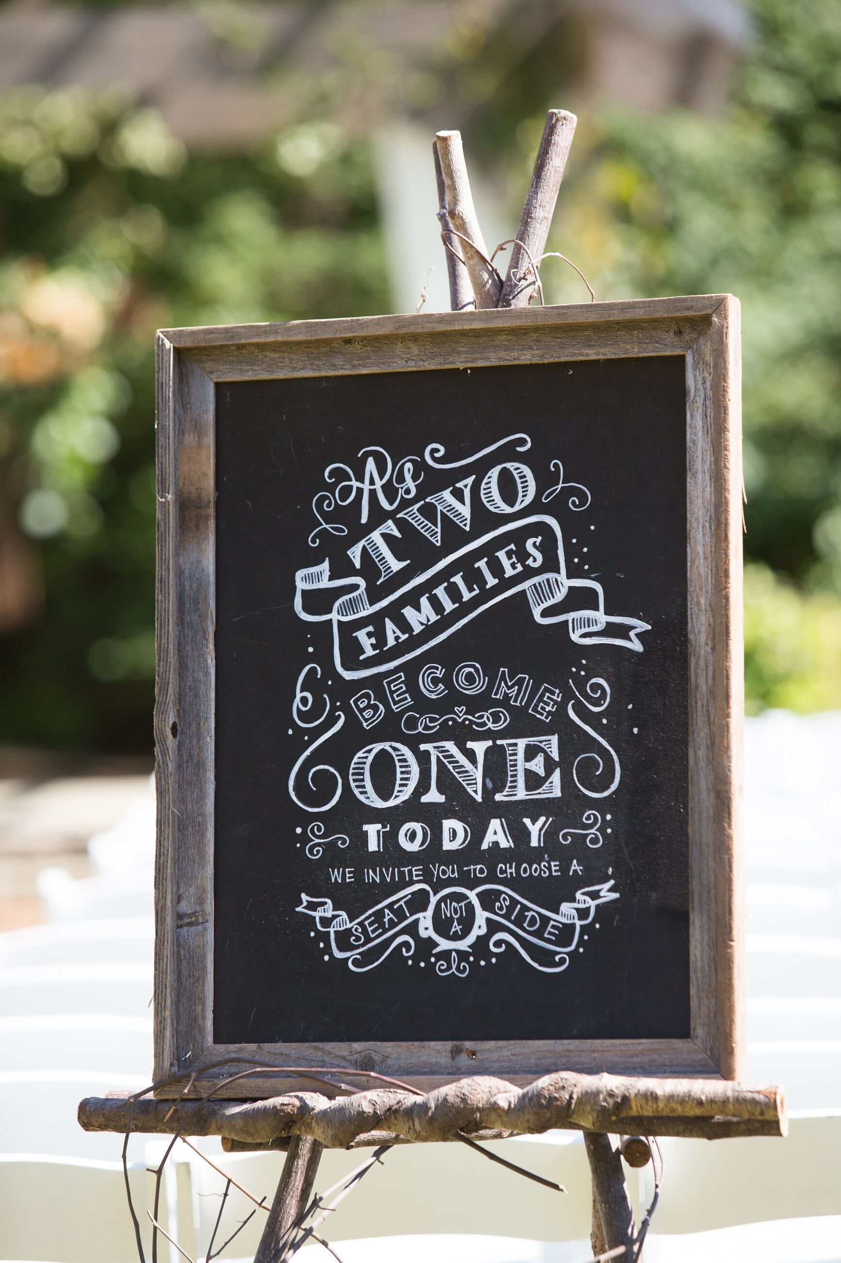 Rustic Vintage Inspired Ceremony Sign   6676d544 234a 11e5 9816 22000aa61a3e