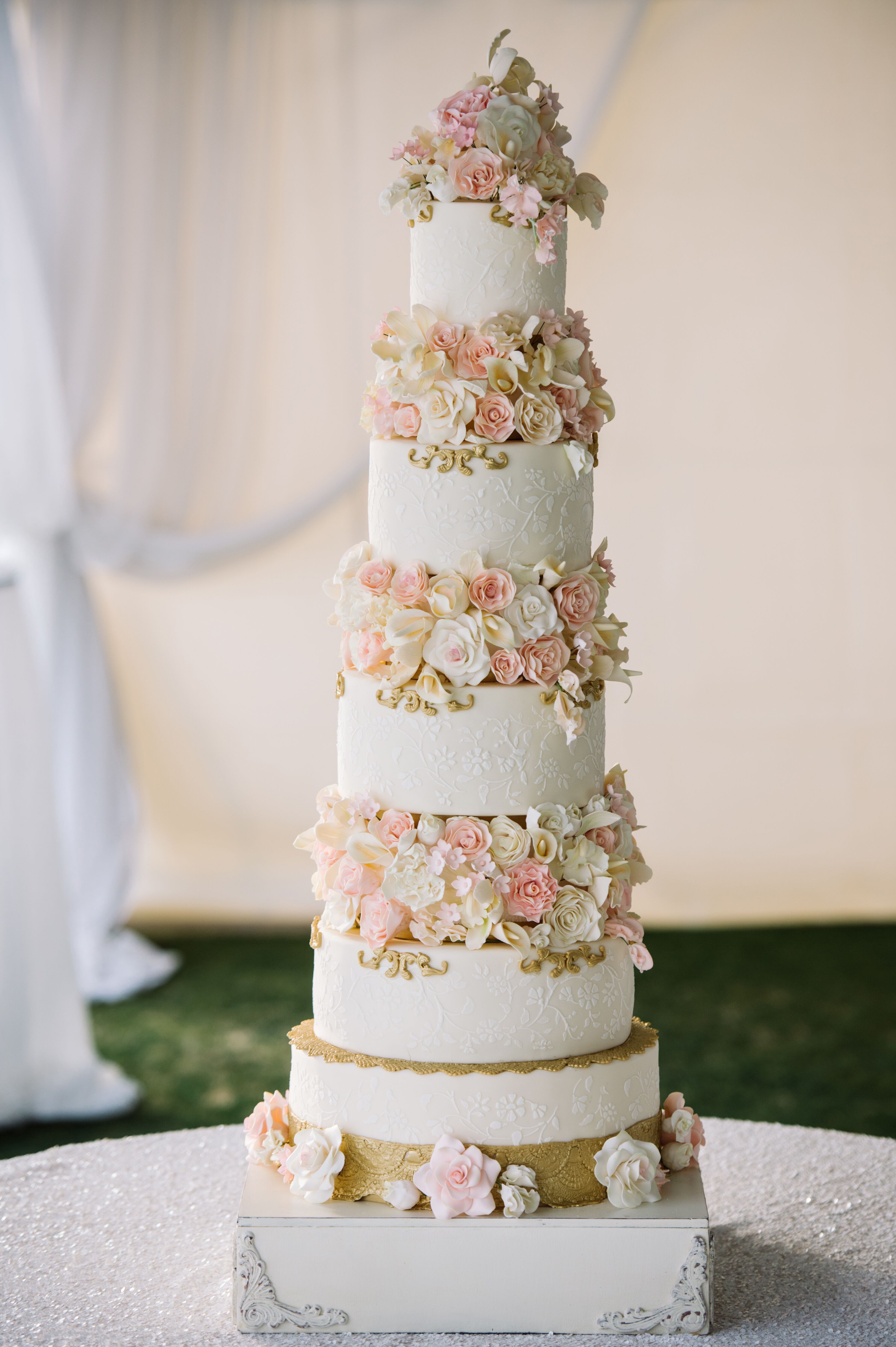 Eight-Tier Wedding Cake