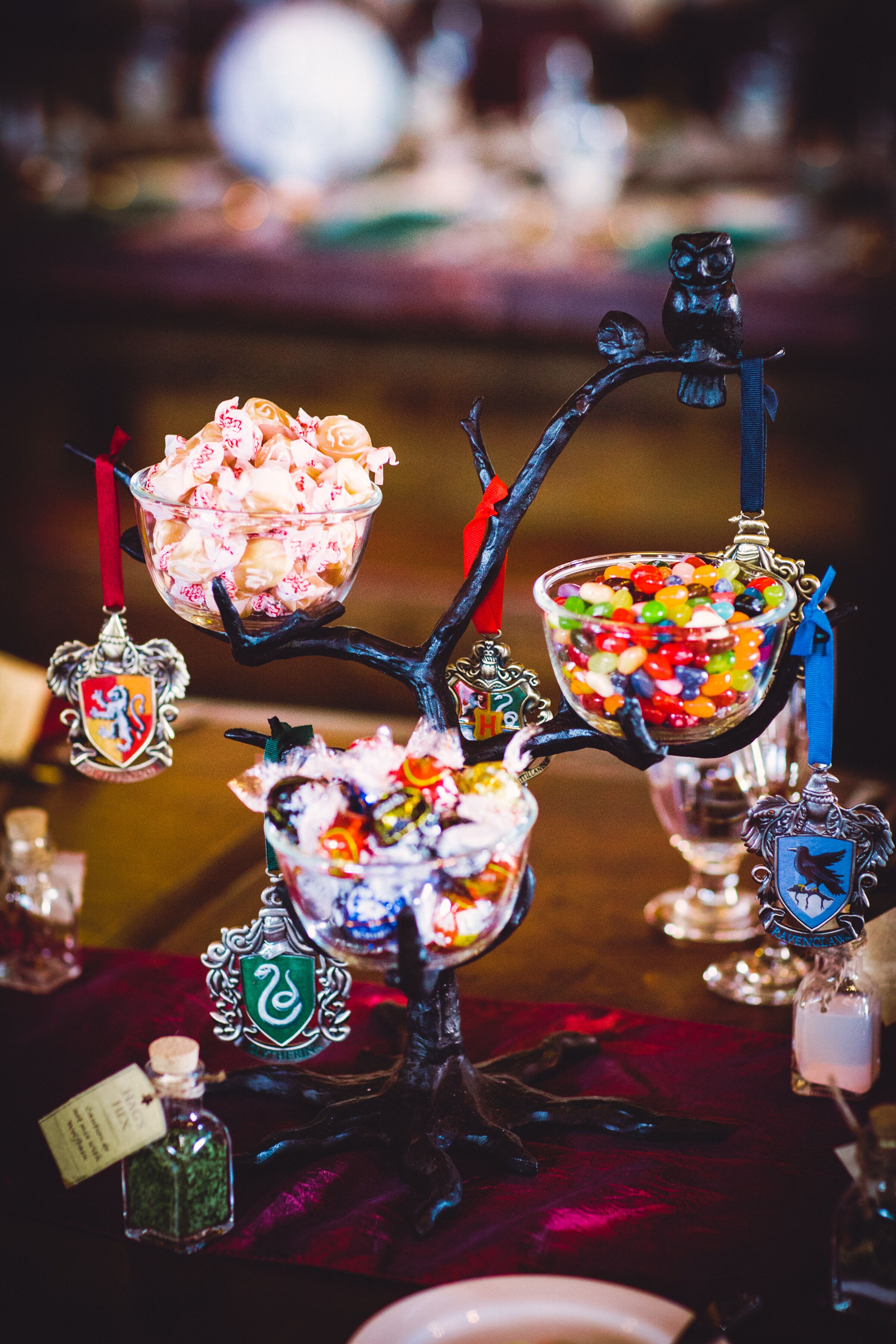 Whimsical Harry Potter-Inspired Candy Display