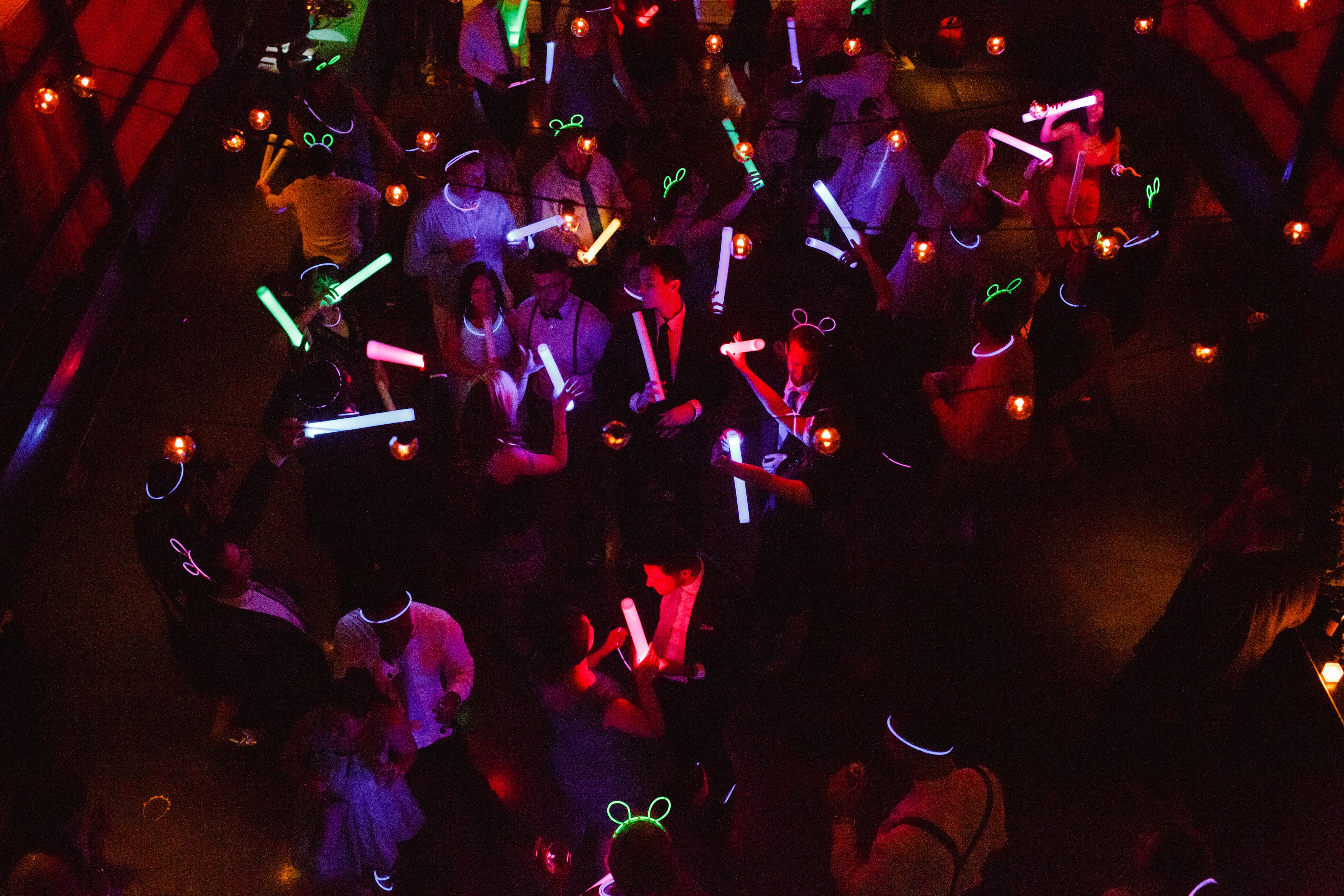 glow stick dance party