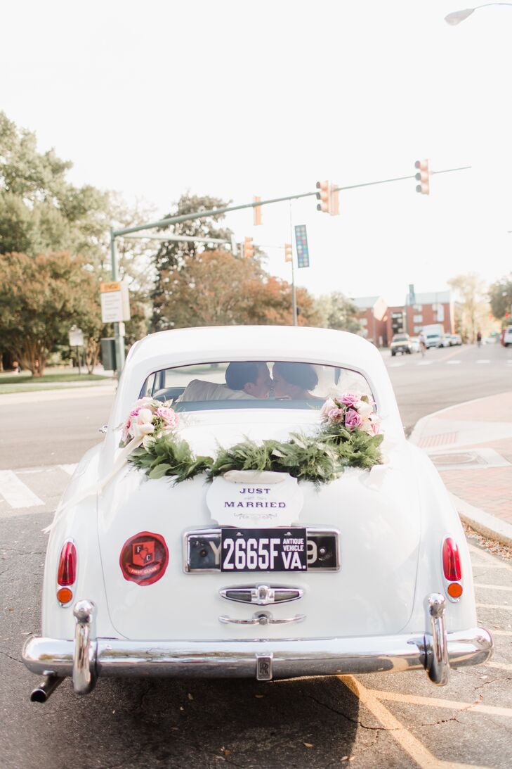 'Just Married' Exit Car Sign