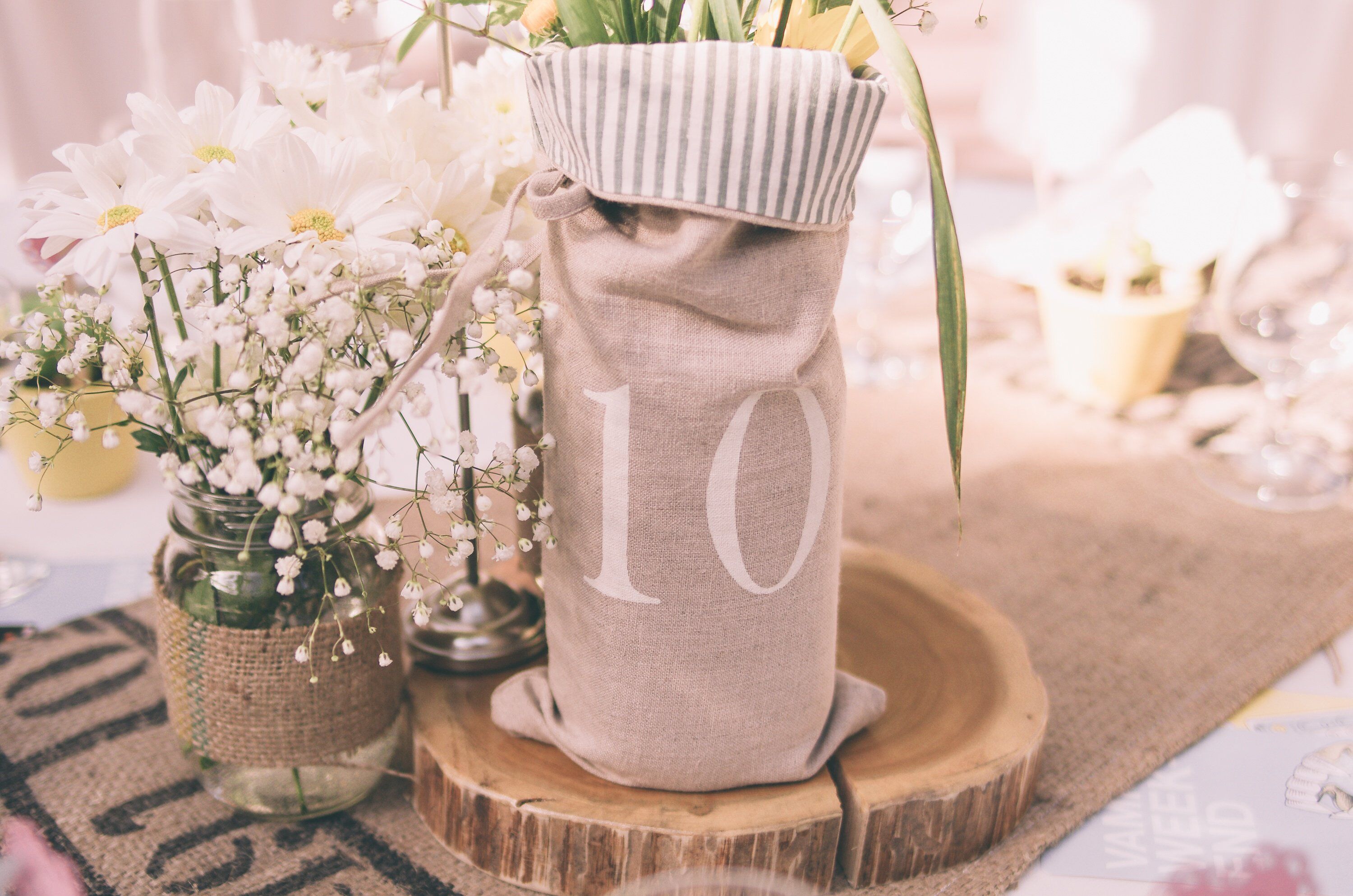 DIY Table Numbers