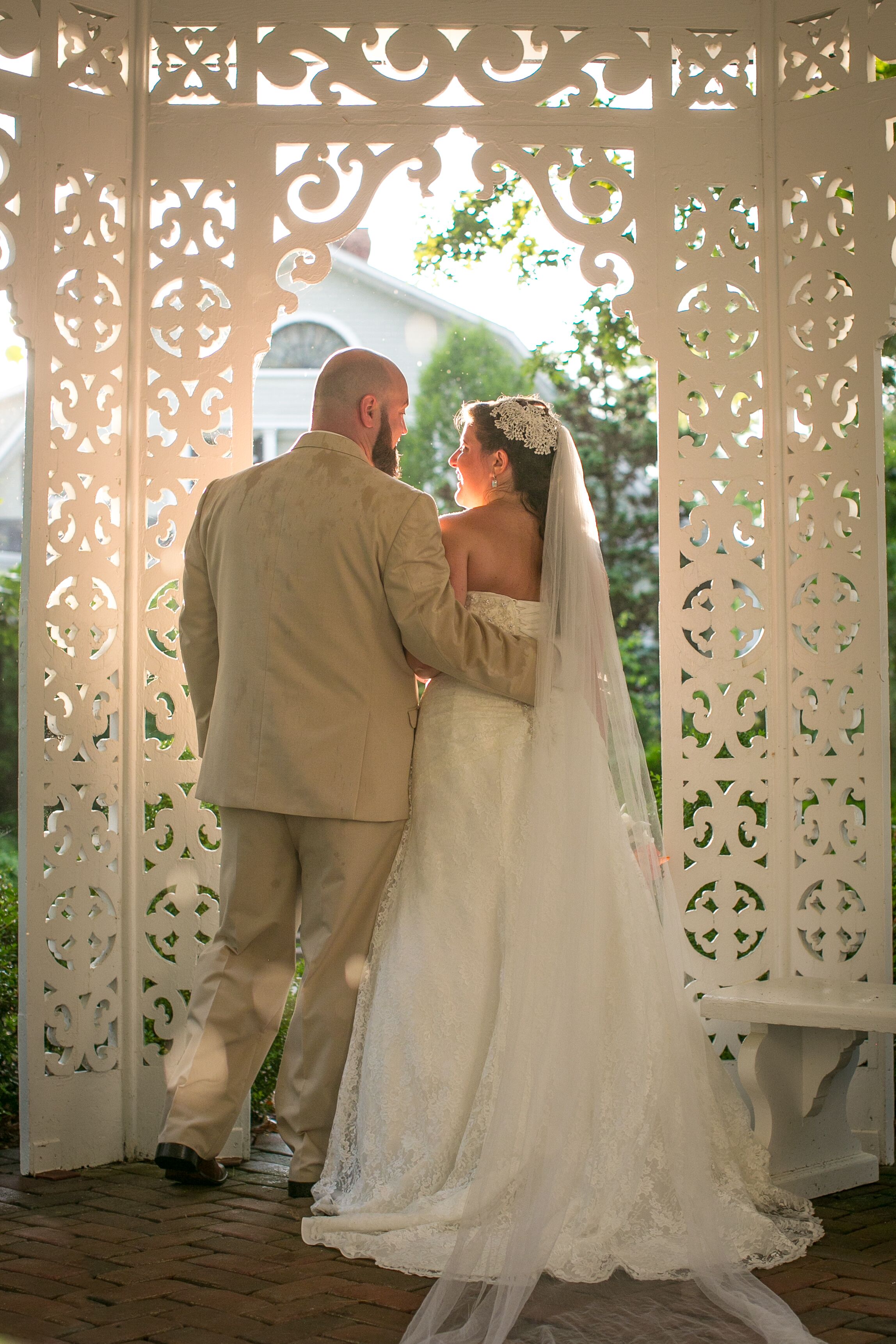 A DIY Vintage Wedding  at Lewis Ginter Botanical Gardens in 