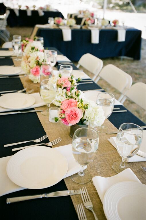 Reception Dining Tables With Decor