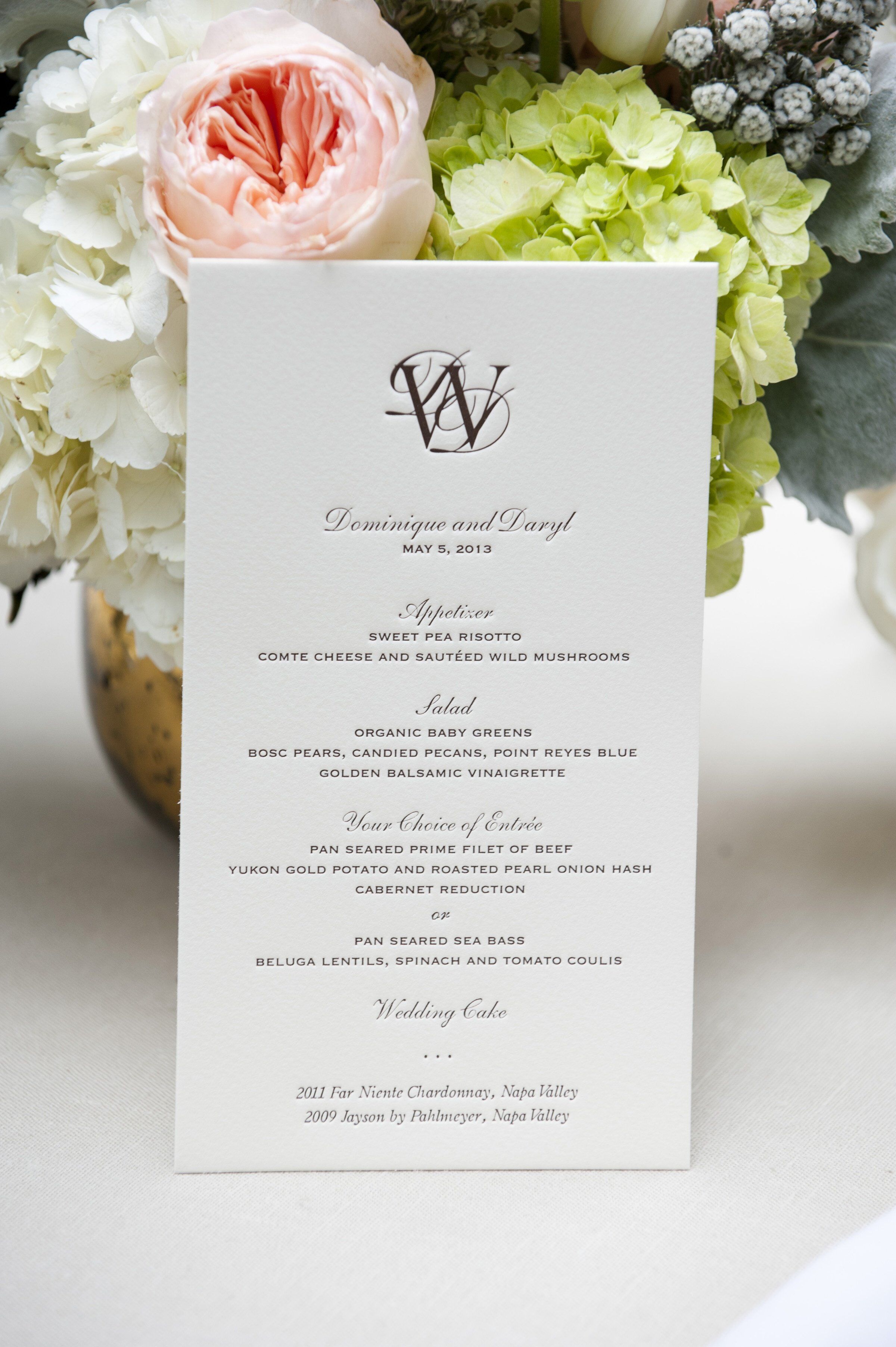 Elegant Menu Cards