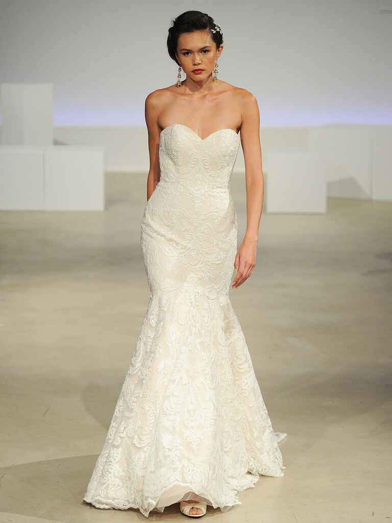 Anne Barge Fall 2017 Collection: Bridal Fashion Week Photos
