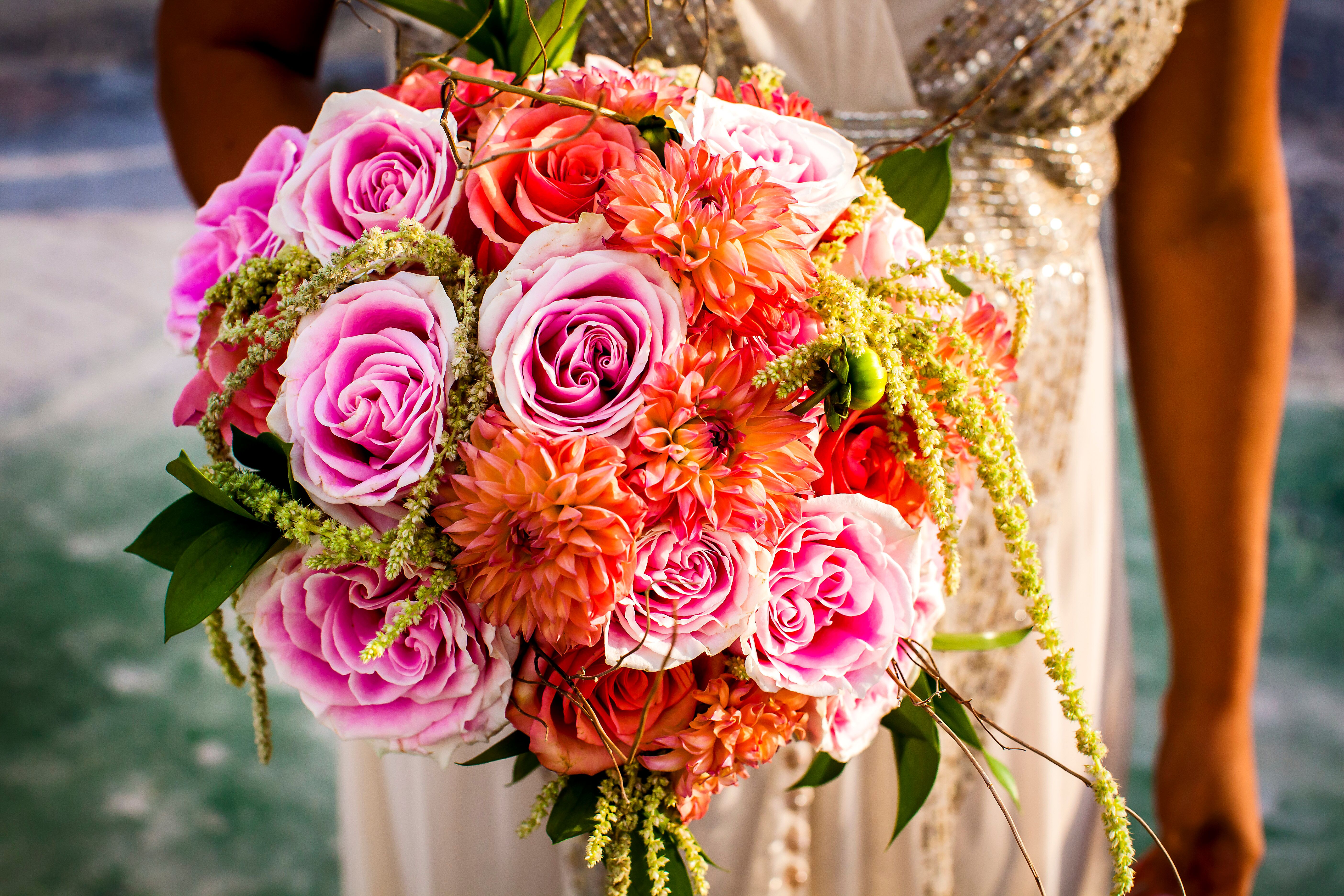 Vibrant Bridal Bouquet