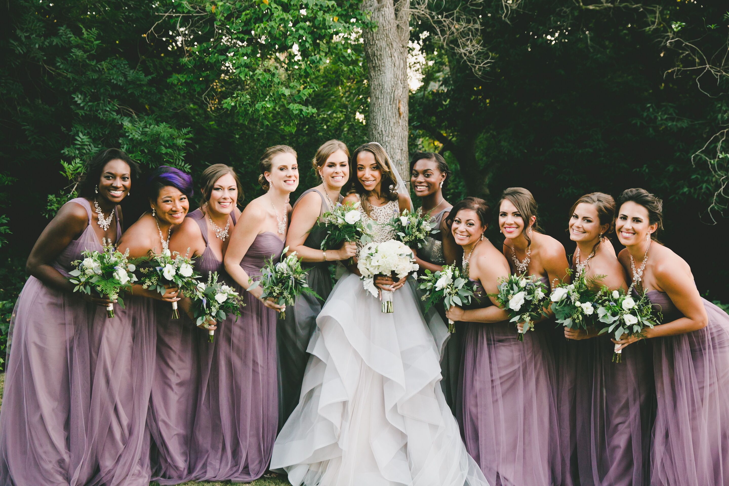 Lavender wedding hot sale bridesmaid dress