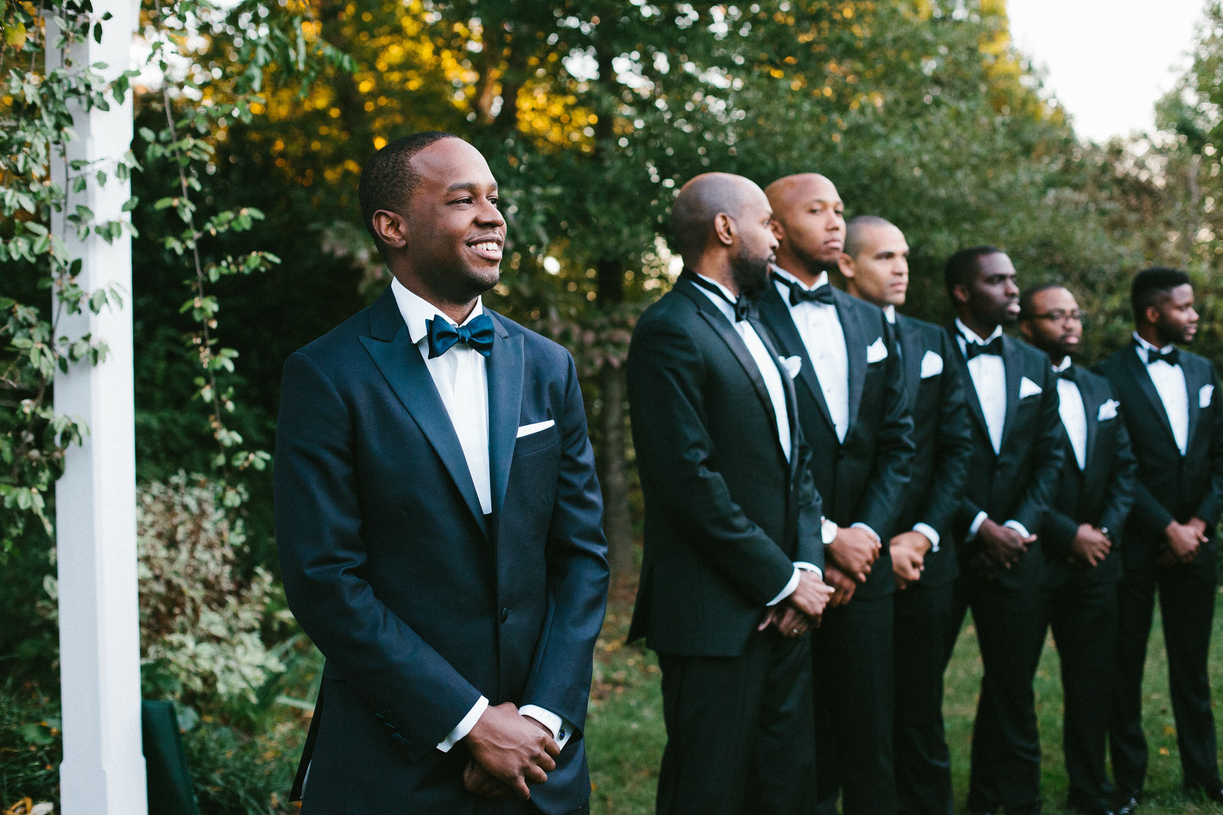 Indvending Skaldet tæerne Custom-Made Tuxedo With Velvet Loafers