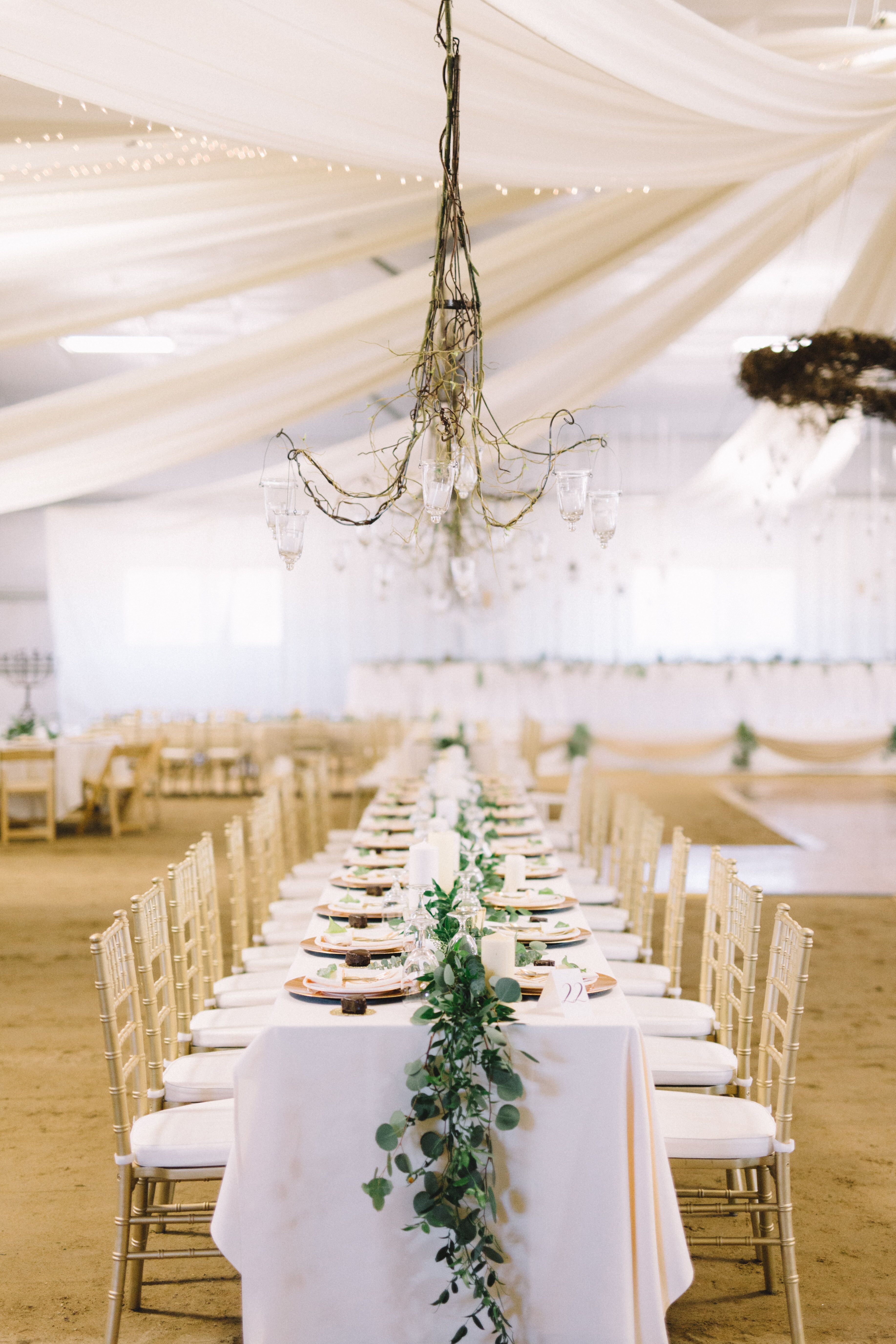 Rustic Elegant Farm Table