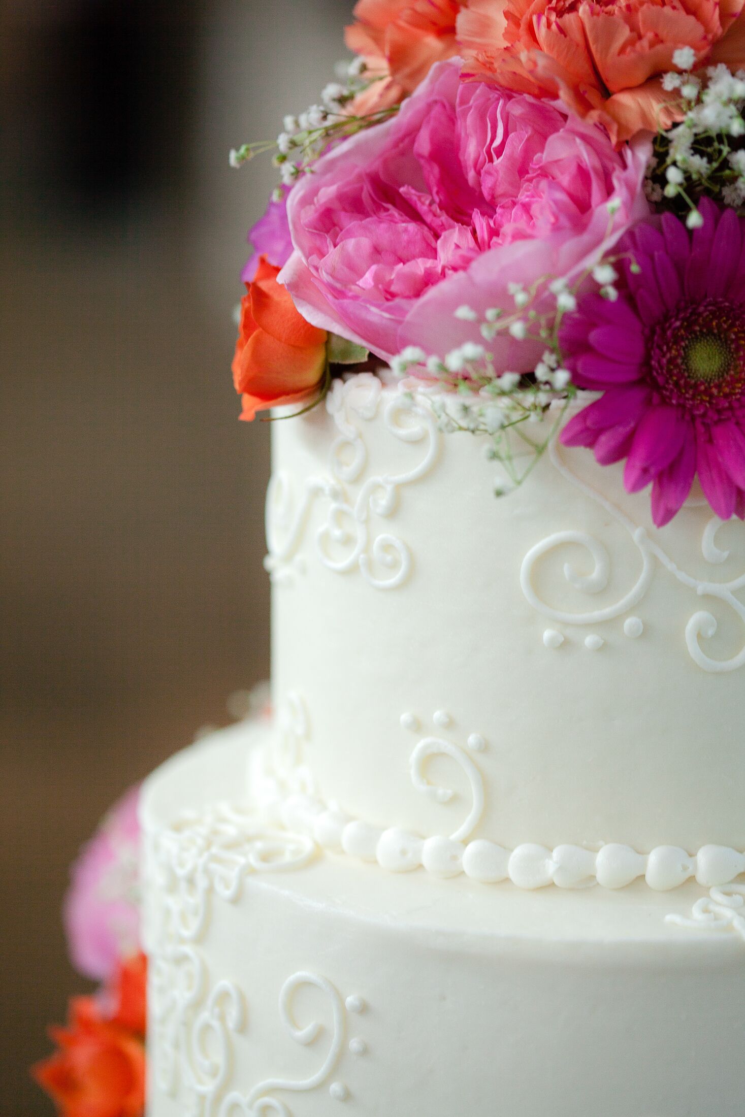Round, Tiered Wedding Cake by Second Floor Bakery