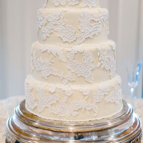 Tall Silver Candelabra Centerpiece with Blush Arrangements