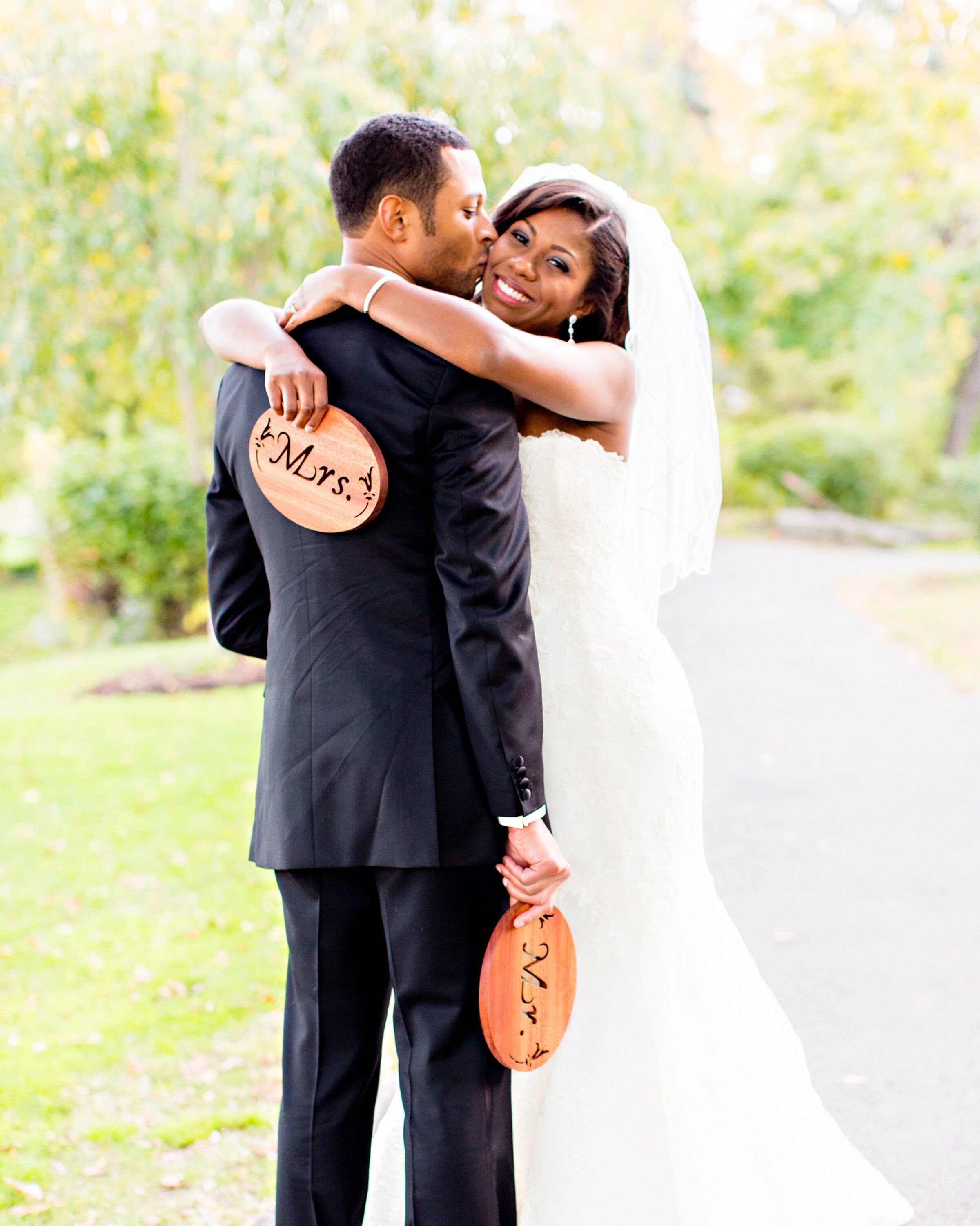 Mr. and Mrs. Wedding Signs