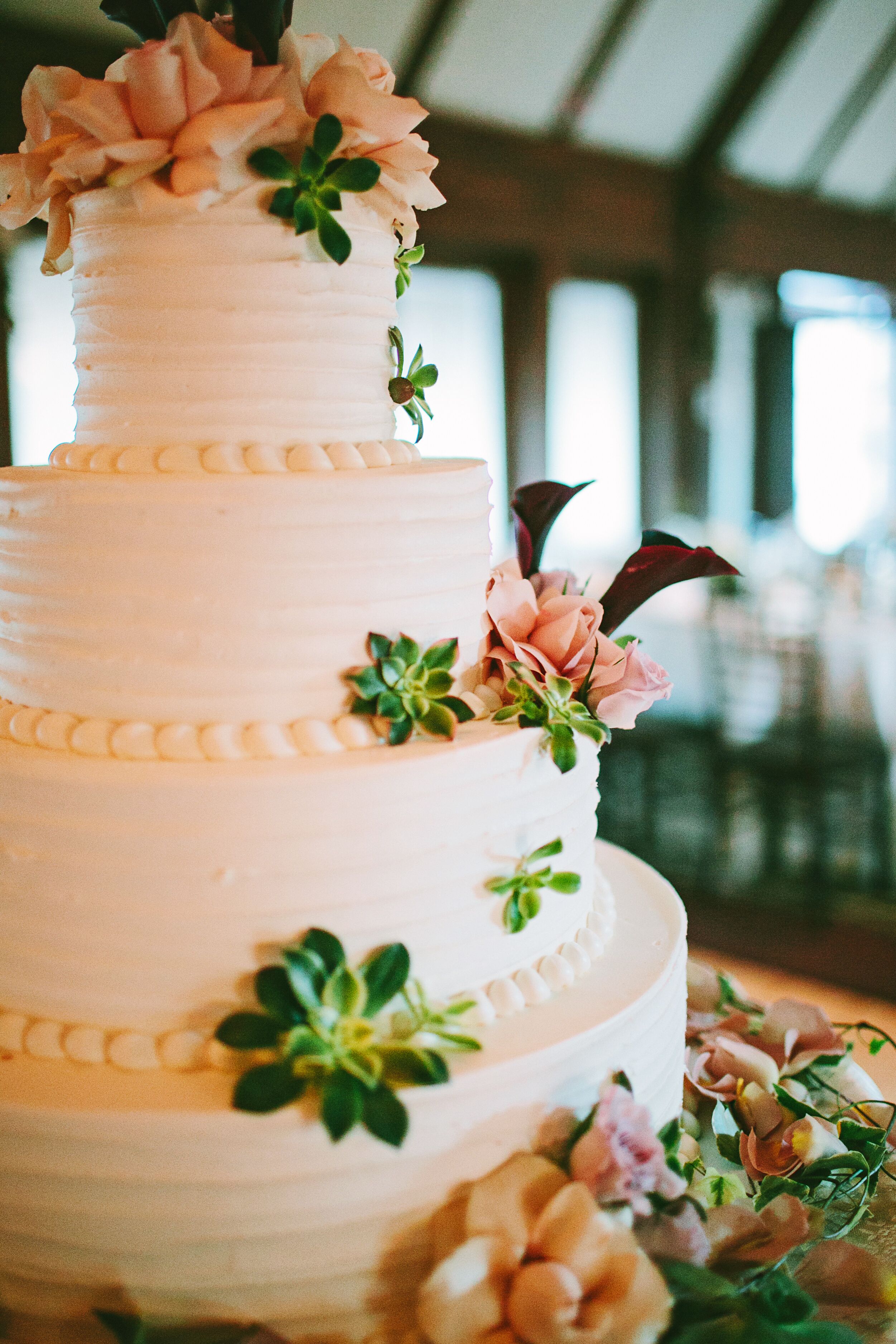 Vanilla Buttercream Wedding Cake