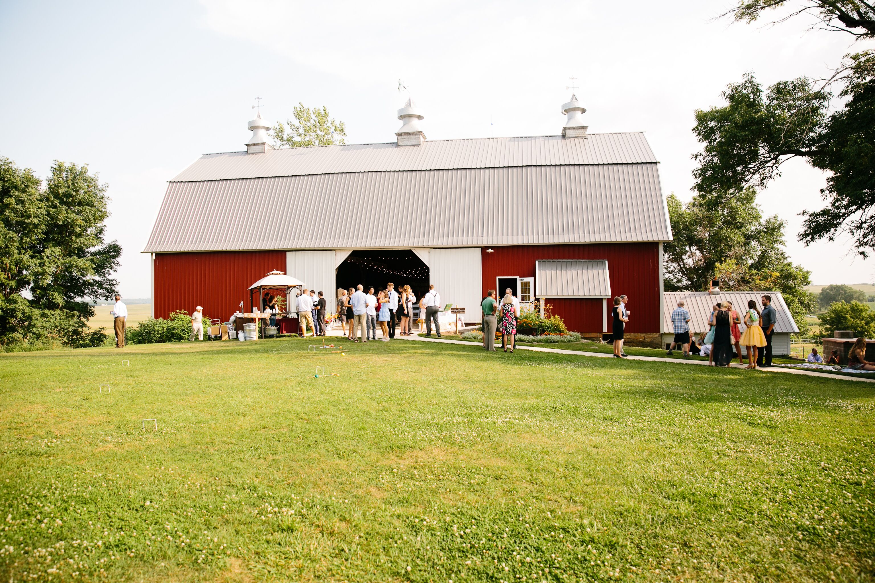 Red Barn Farm Summer Wedding Reception