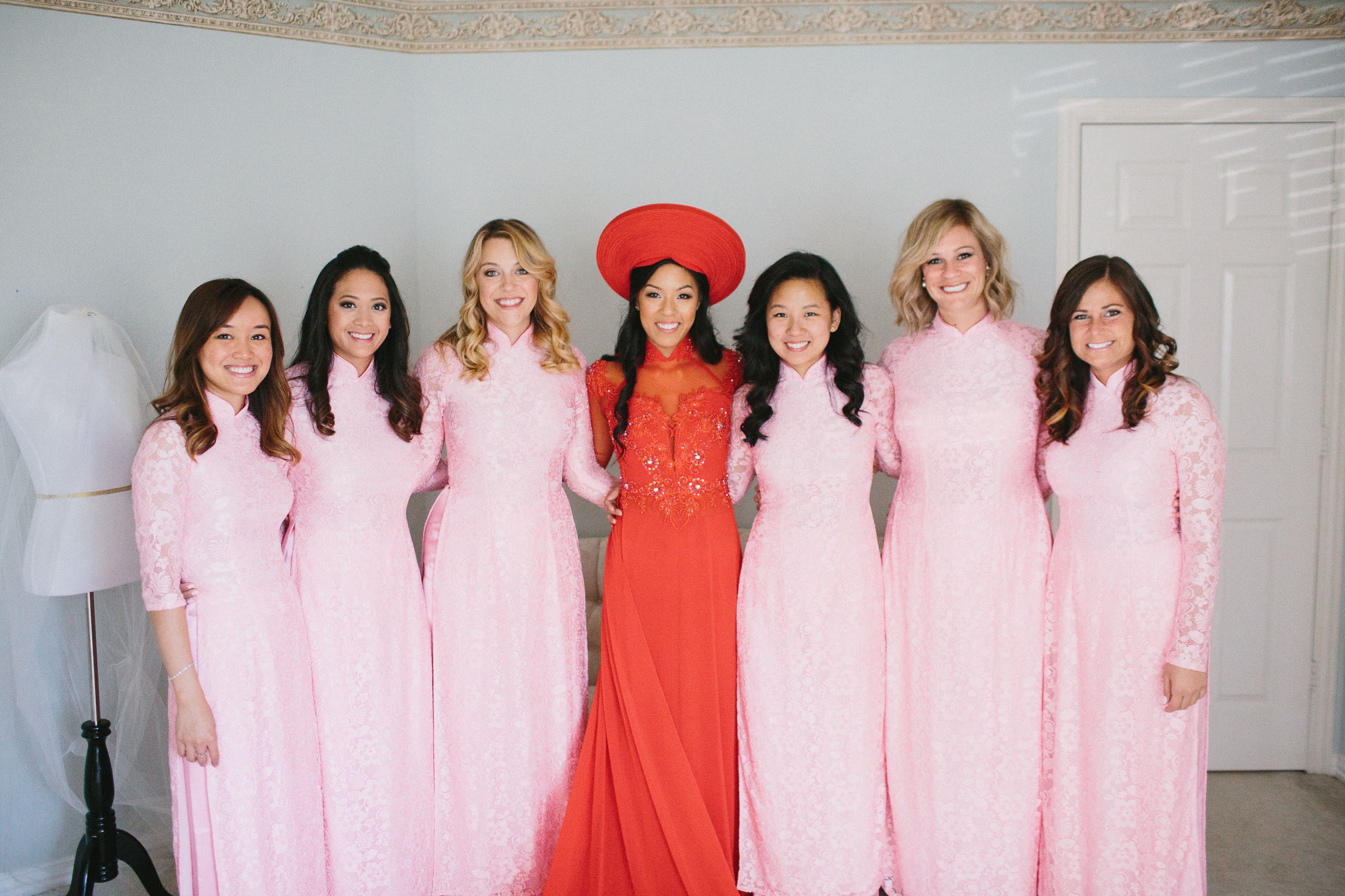  Vietnamese  Bridesmaid  Gowns 