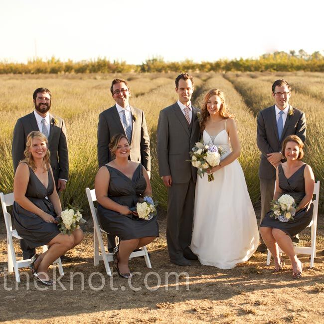 steel gray bridesmaid dresses