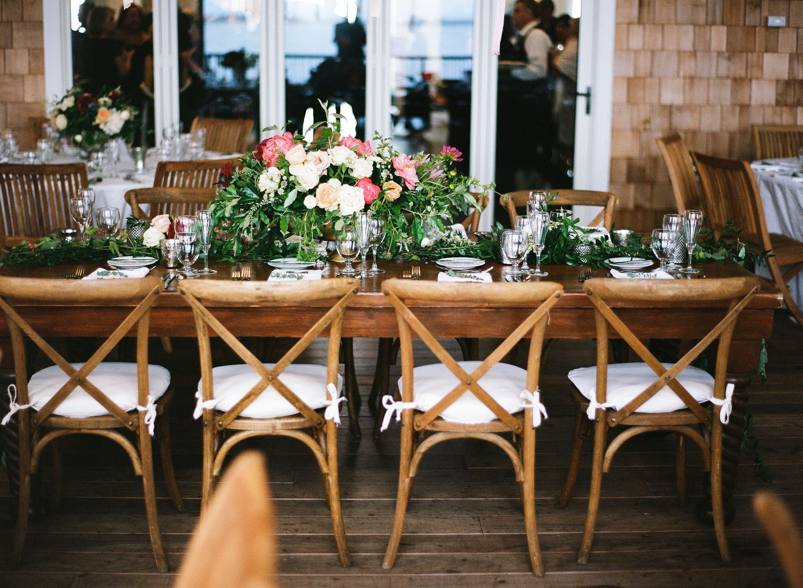 Rustic Chic Cross Back Chairs