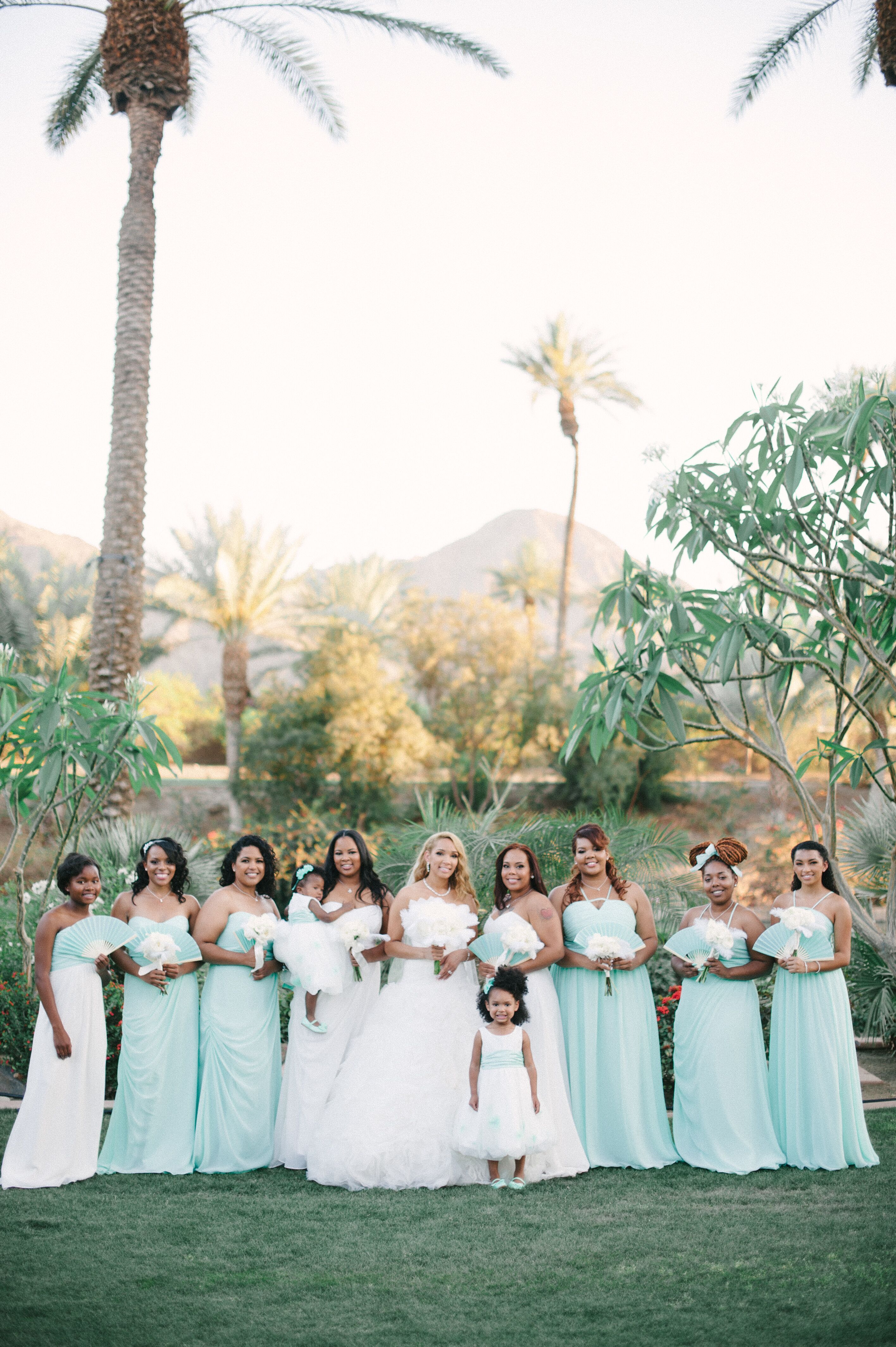 Tiffany blue store bridesmaid dresses