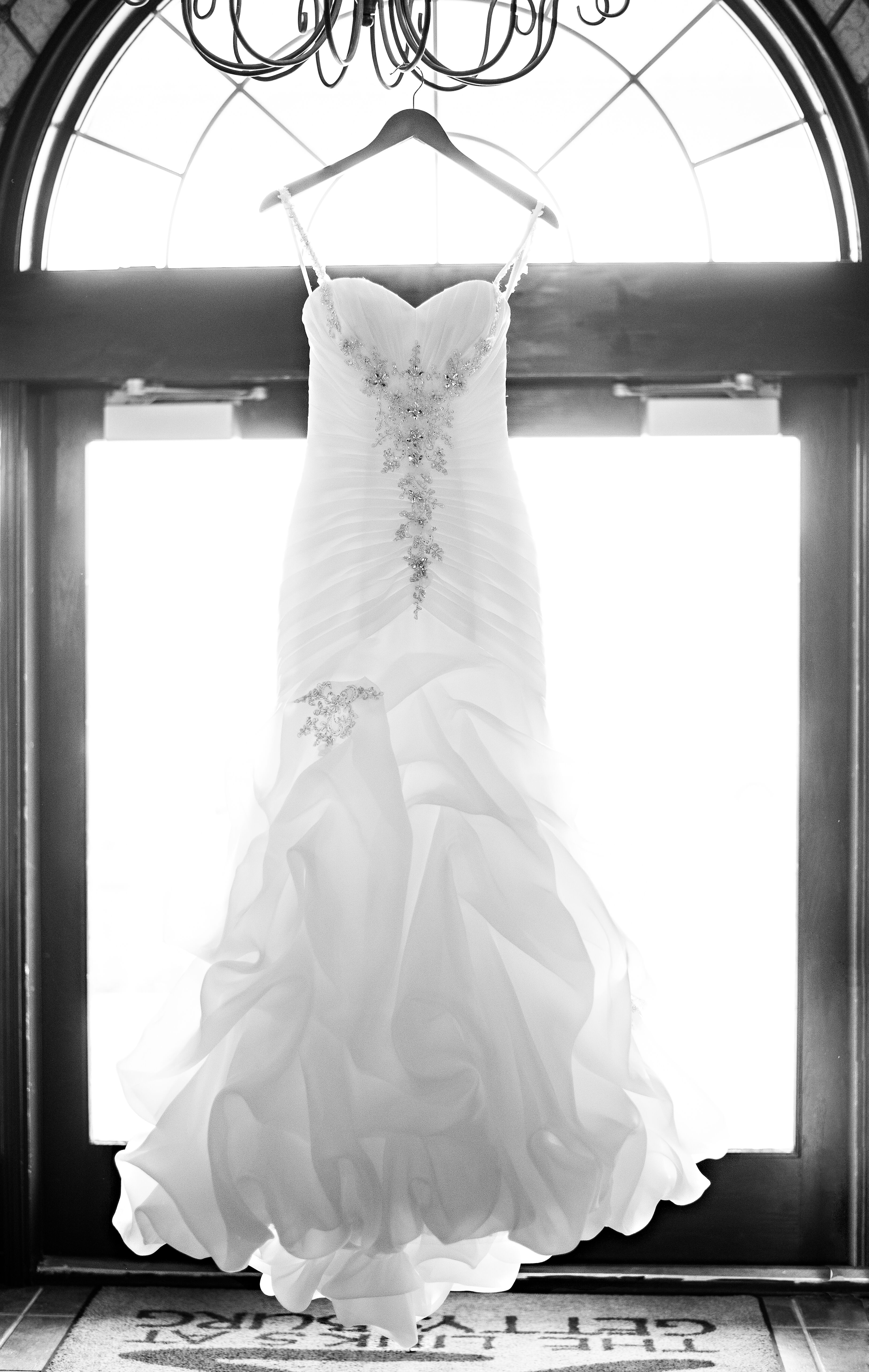 Trumpet Wedding Dress With Beading