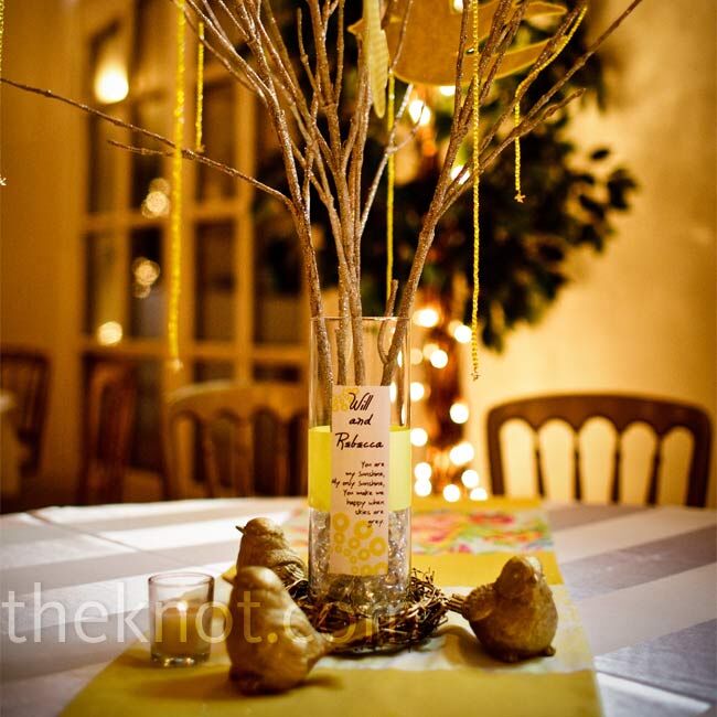 Diy Gold Centerpieces