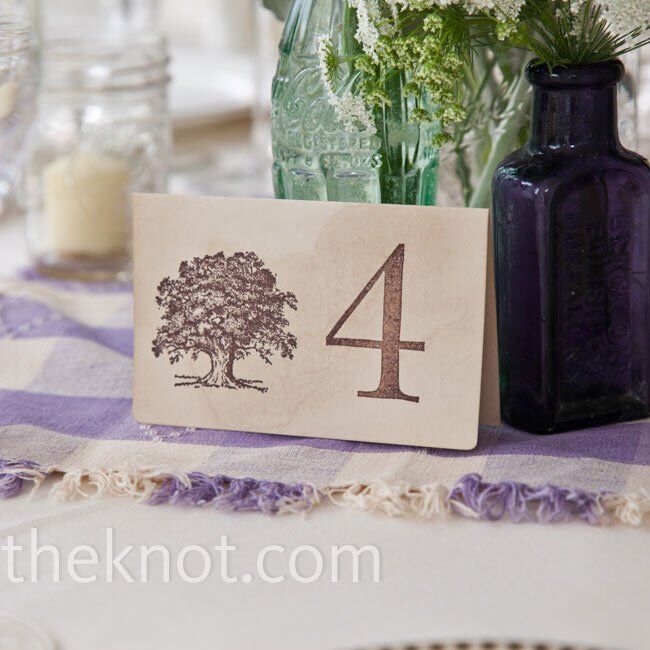 Coffee-stained Table Numbers
