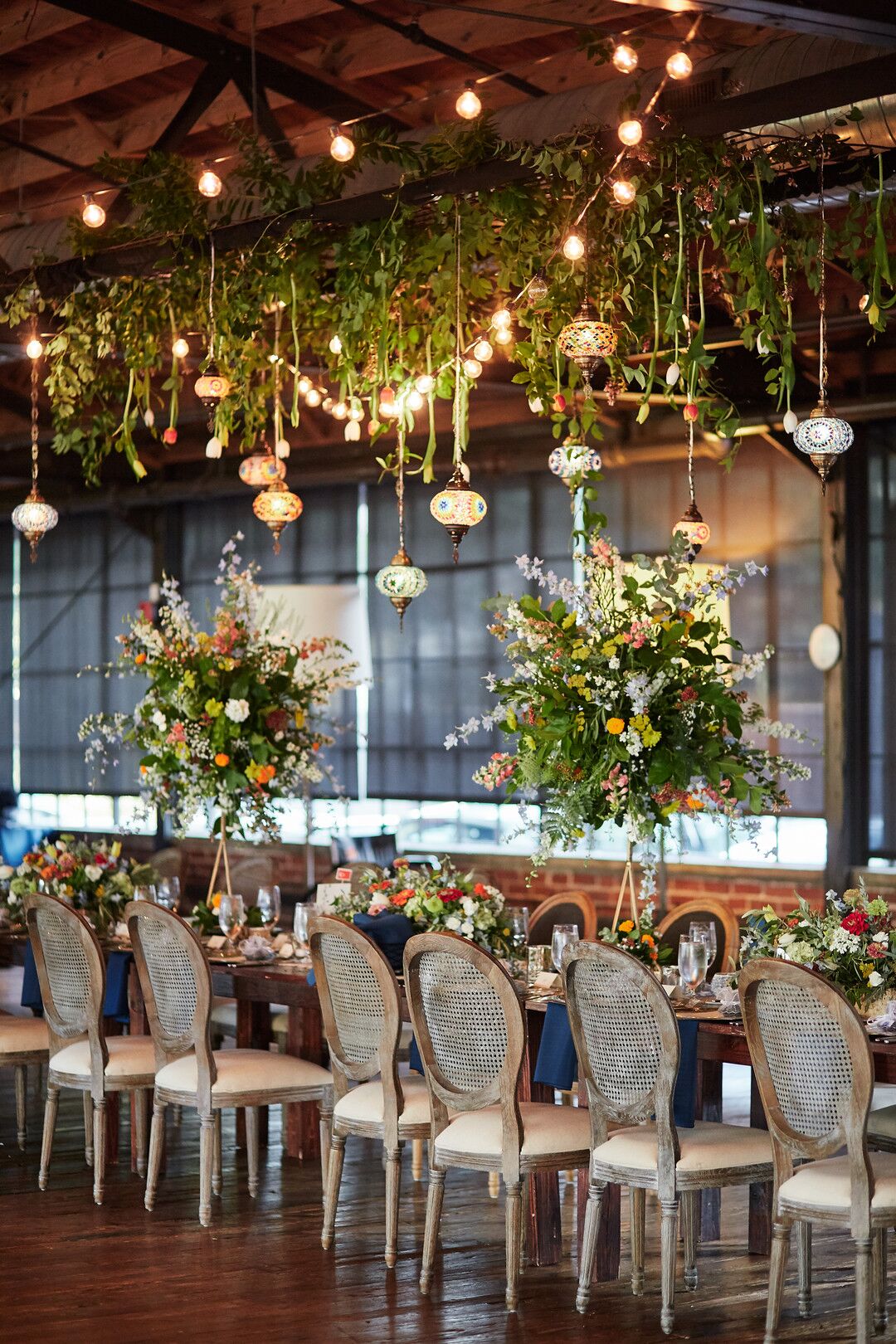 Gold, Turkish-Inspired Table Arrangements